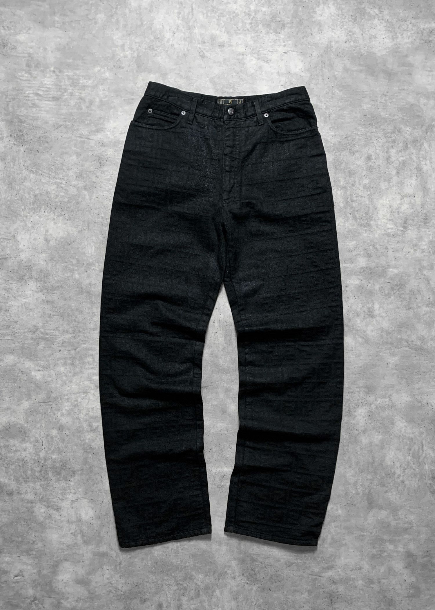 Fendi Vintage Fendi Zucca Monogram Denim Jeans - 30 Size US 30 / EU 46 - 3 Thumbnail