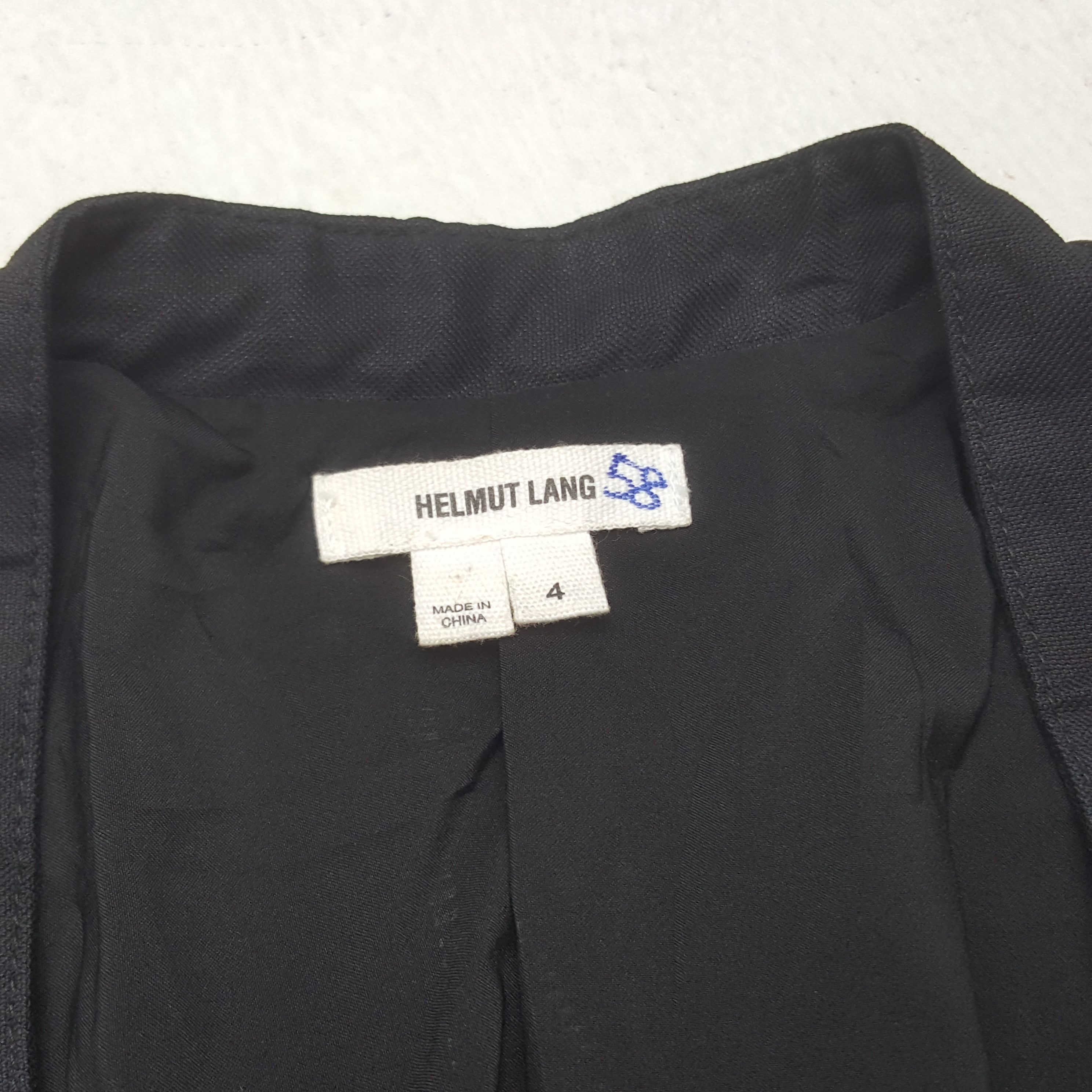 Helmut Lang Vintage Helmut Lang Leather Button Blazer Jacket Size US XS / EU 42 / 0 - 3 Thumbnail