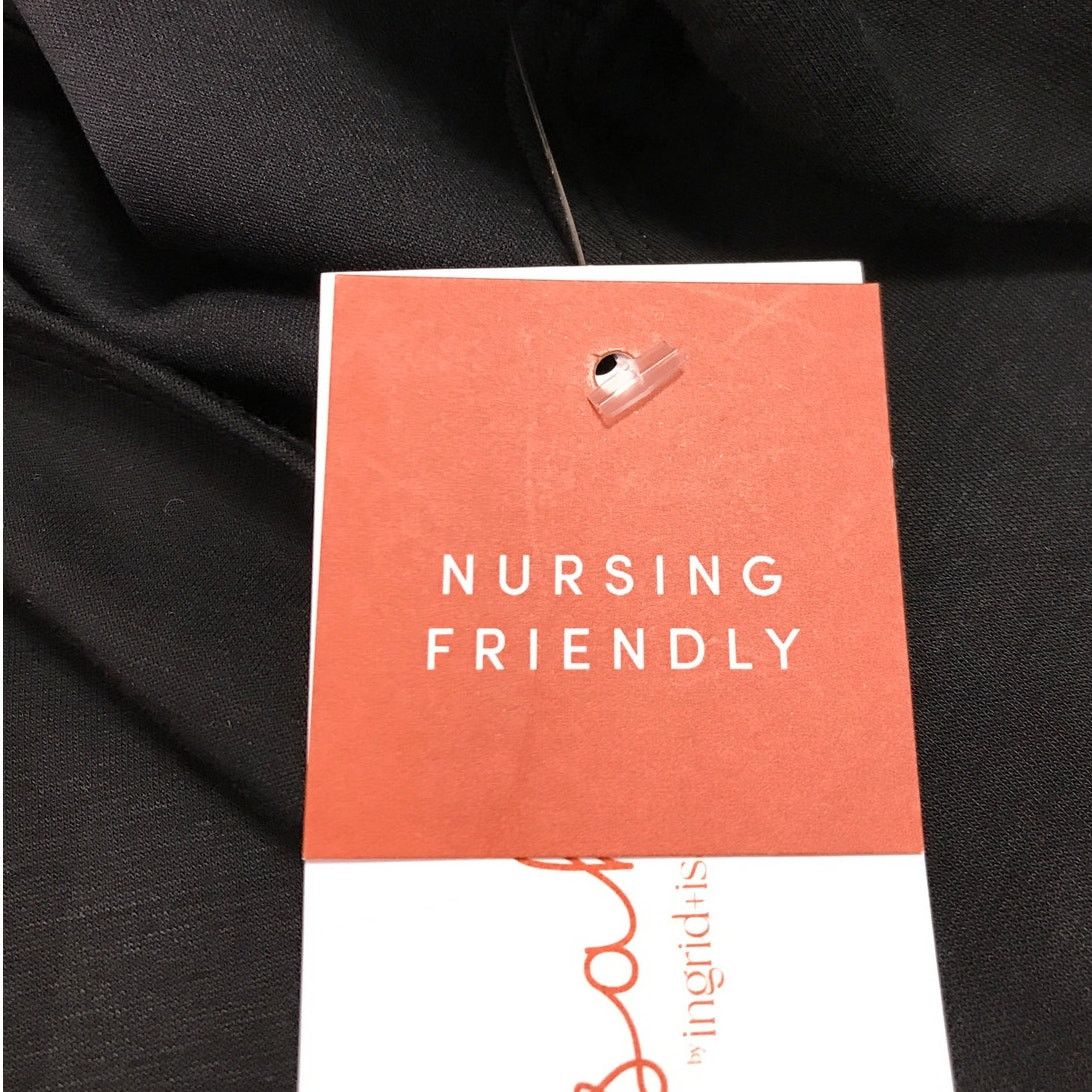 Other ngrid + Isabel Black V-Neck 3/4 Sleeve Nursing Wrap Top M Size M / US 6-8 / IT 42-44 - 7 Thumbnail