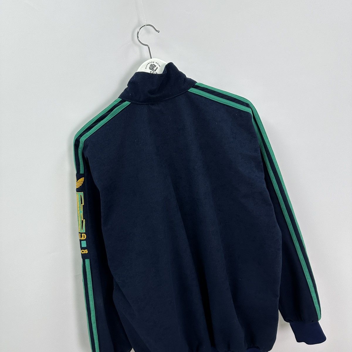 Vintage Vintage 90s Adidas Veteranen Zutendaal One World y2k jacket Size US XL / EU 56 / 4 - 8 Thumbnail