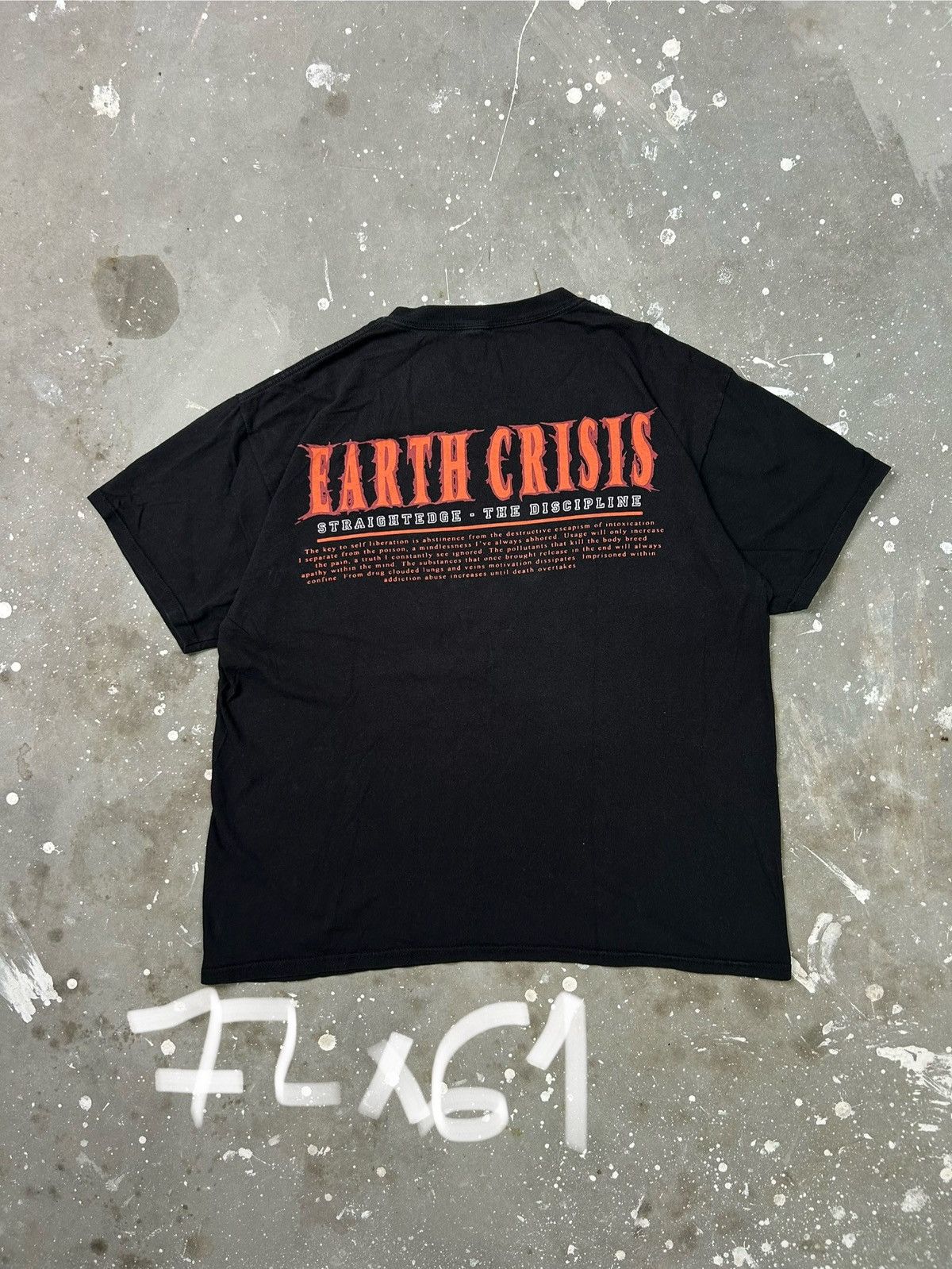 Affliction × Vintage Earth Crisis Vintage Anvil Tee Size US XL / EU 56 / 4 - 7 Thumbnail