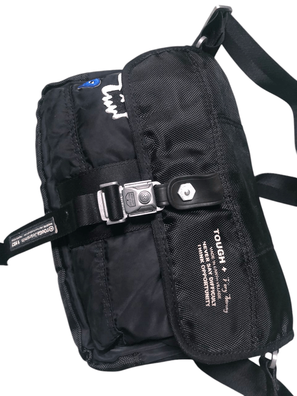 Japanese Brand TOUGH JEANSMITH CROSSBODY BAG MILITARY DESIGN Size ONE SIZE - 6 Thumbnail