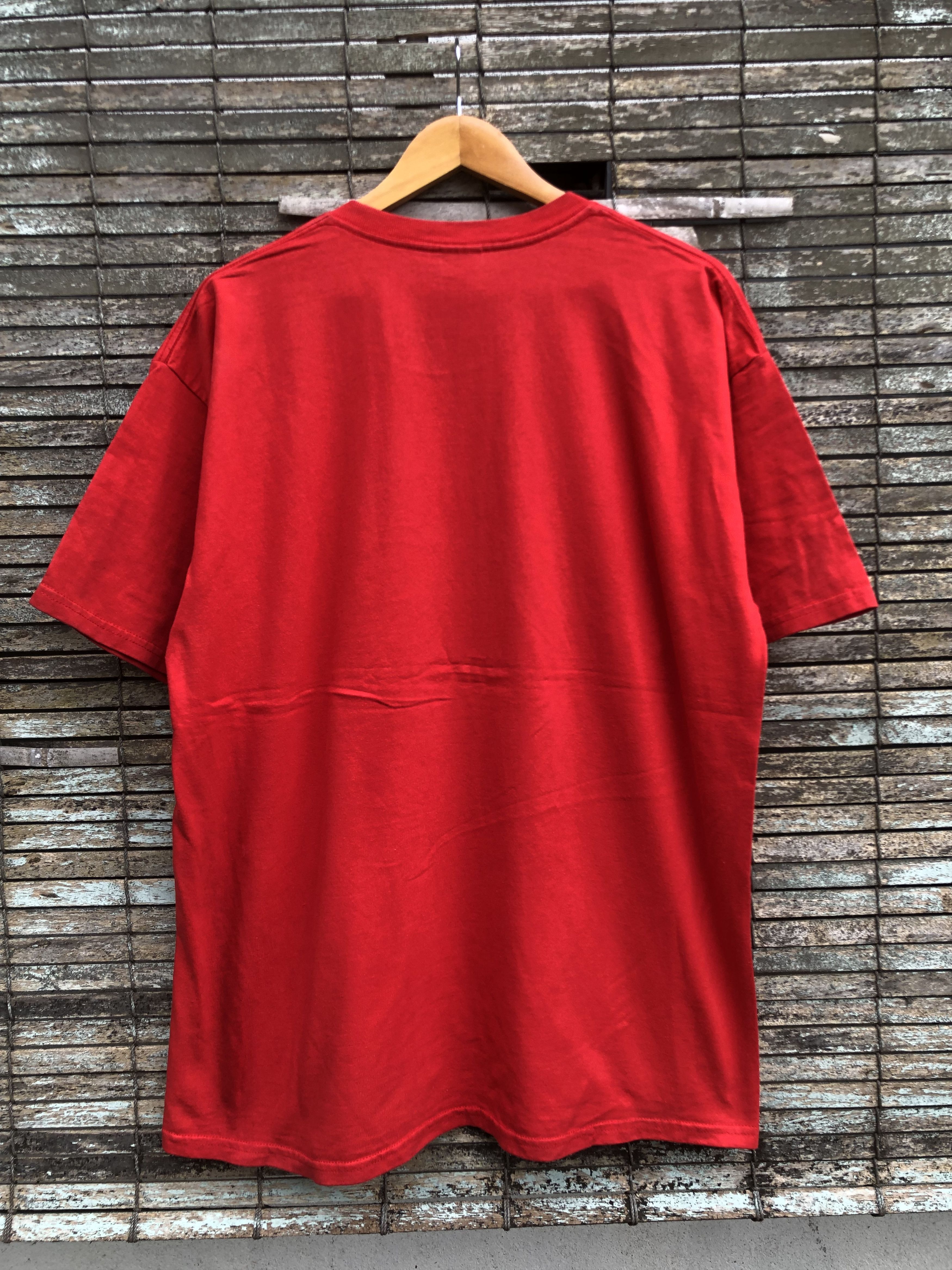 Vintage Vtg MLB Anaheim Angles Monkey Junkie By Alex Topaller Tee Size US XL / EU 56 / 4 - 3 Thumbnail