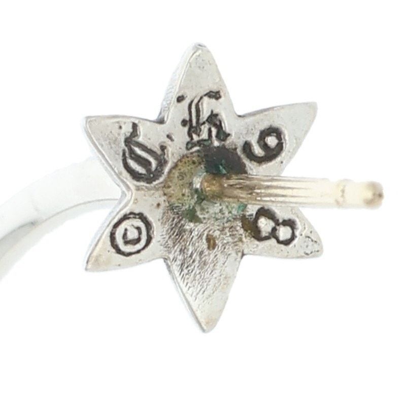 Chrome Hearts Chrome Hearts Silver Star Hoop Earring Size ONE SIZE - 3 Thumbnail