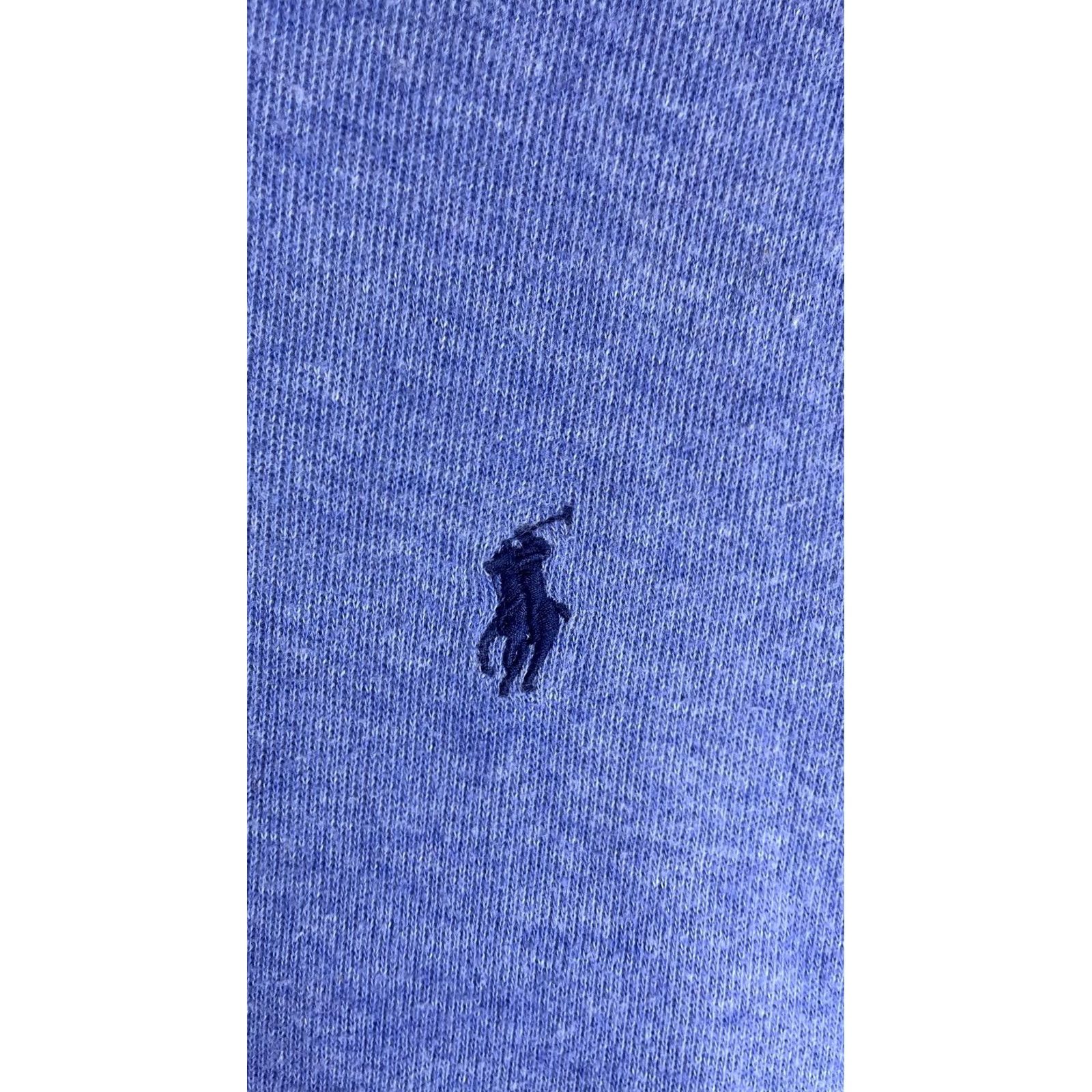 Polo Ralph Lauren Polo Ralph Lauren Mens Large Blue Estate Rib Knit Pullover Sweater Quarter Zip Size US L / EU 52-54 / 3 - 2 Thumbnail