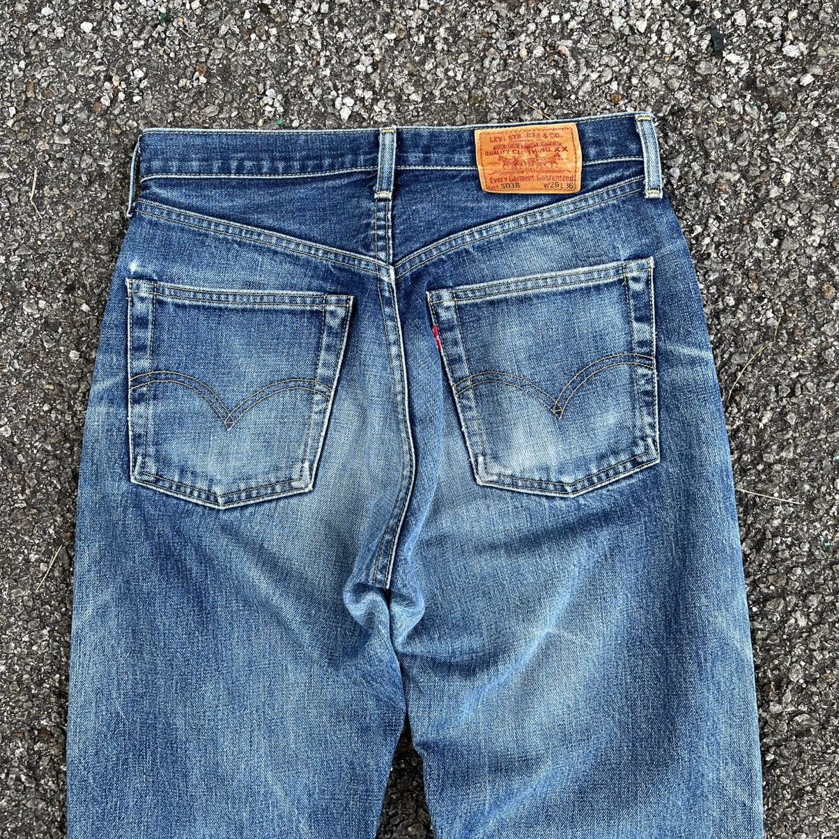 Levi's Vintage Clothing Vintage Levi's 503B-XX Big E Selvedge Redline Hidden Rivets Size US 29 - 16 Thumbnail