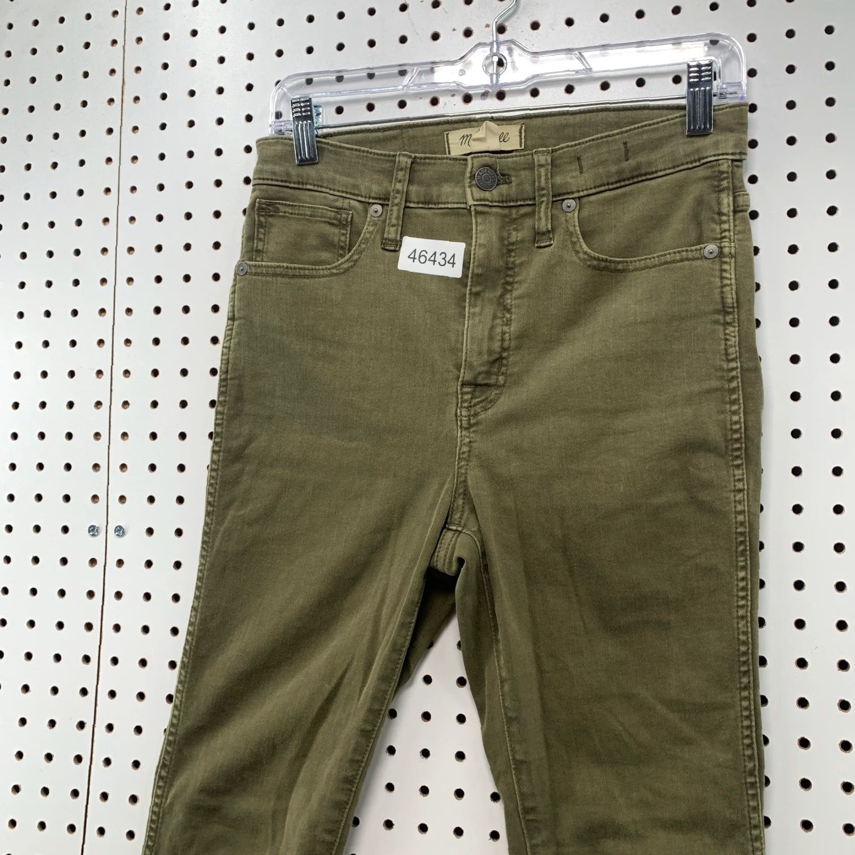 Madewell Madewell Jeans 10" High Rise Skinny Jeans Size 27 Green Denim Pockets Stretch Size 27" / US 4 / IT 40 - 5 Thumbnail