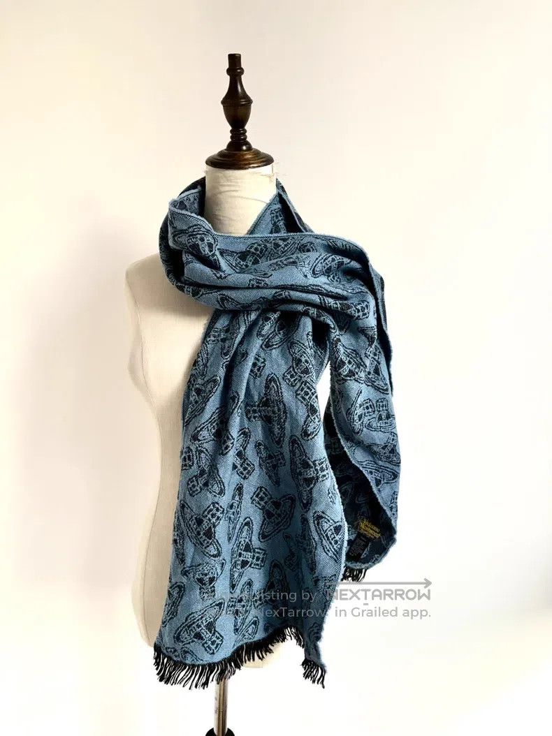 Vivienne Westwood Vivienne Westwood Black and Blue Double-Sided Full Print S Size ONE SIZE - 2 Thumbnail