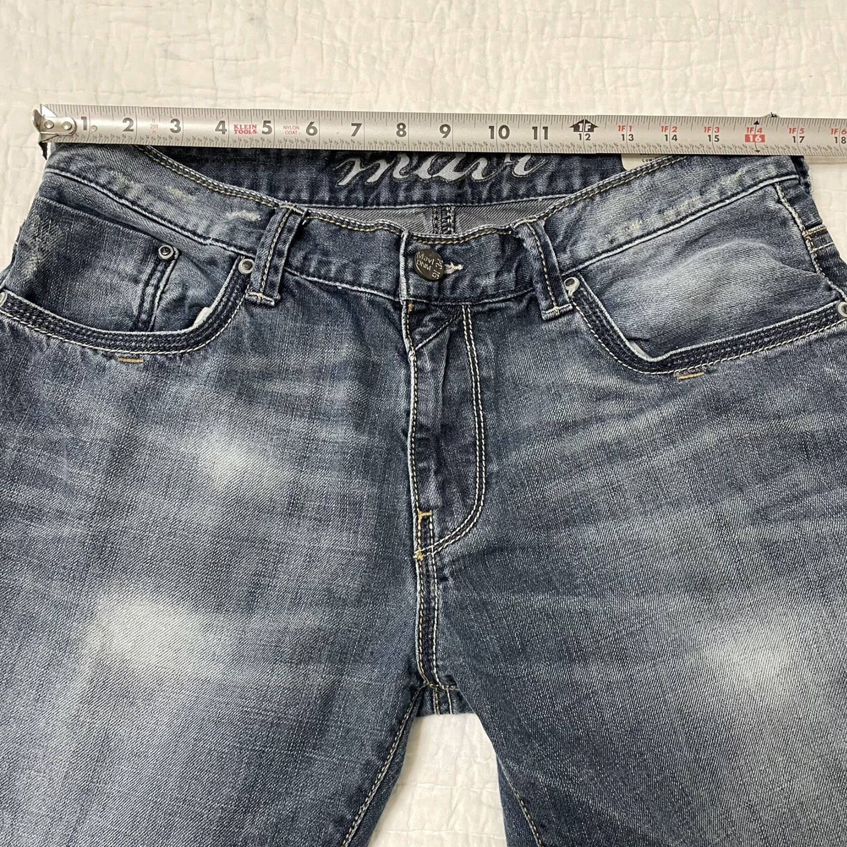 Vintage Mavi Jeans Mitch Jeans Men 36x34 Blue Boot Cut Zip Fly Made in Egypt Denim Distressed Regular 5-Pocket Mens Jeans Blue Cowboy Classic Vintage No Size US 36 / EU 52 - 6 Thumbnail