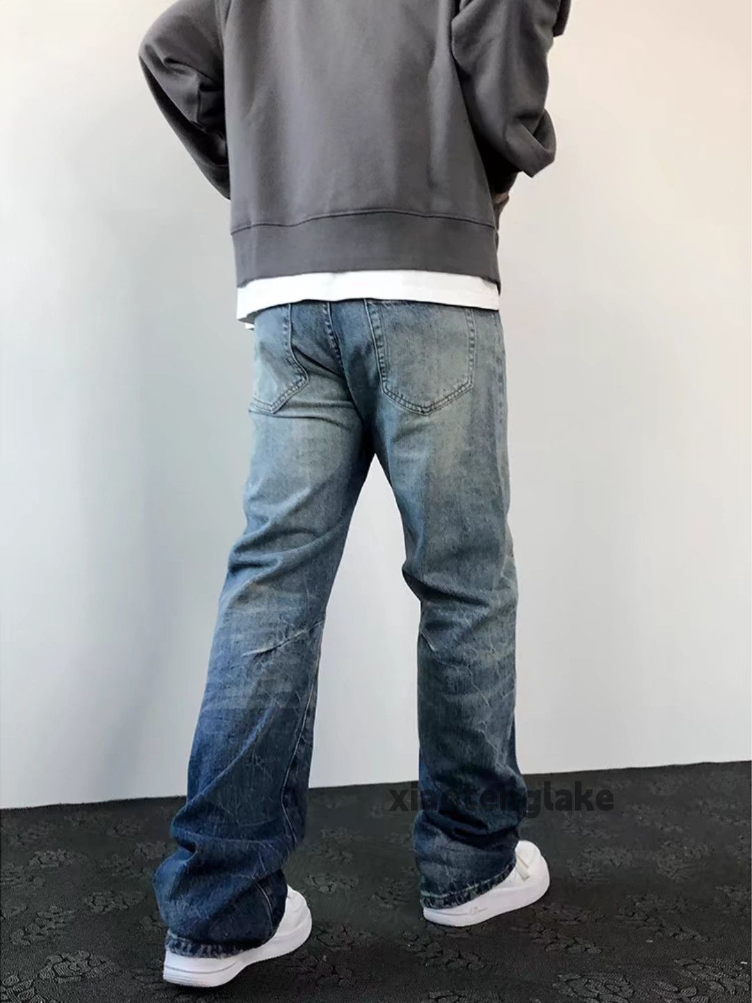 Jean × Vintage utility washed faded cleanfit yuppie punk gradient jeans Size US 34 / EU 50 - 2 Thumbnail