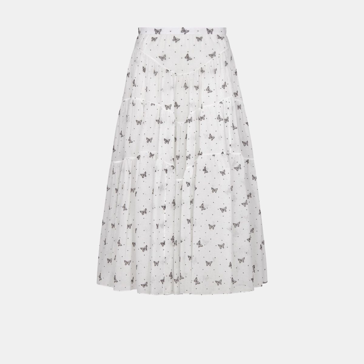 Dior o1bcso1str0225 Skirt in White Size 28" / US 6 / IT 42 - 1 Thumbnail