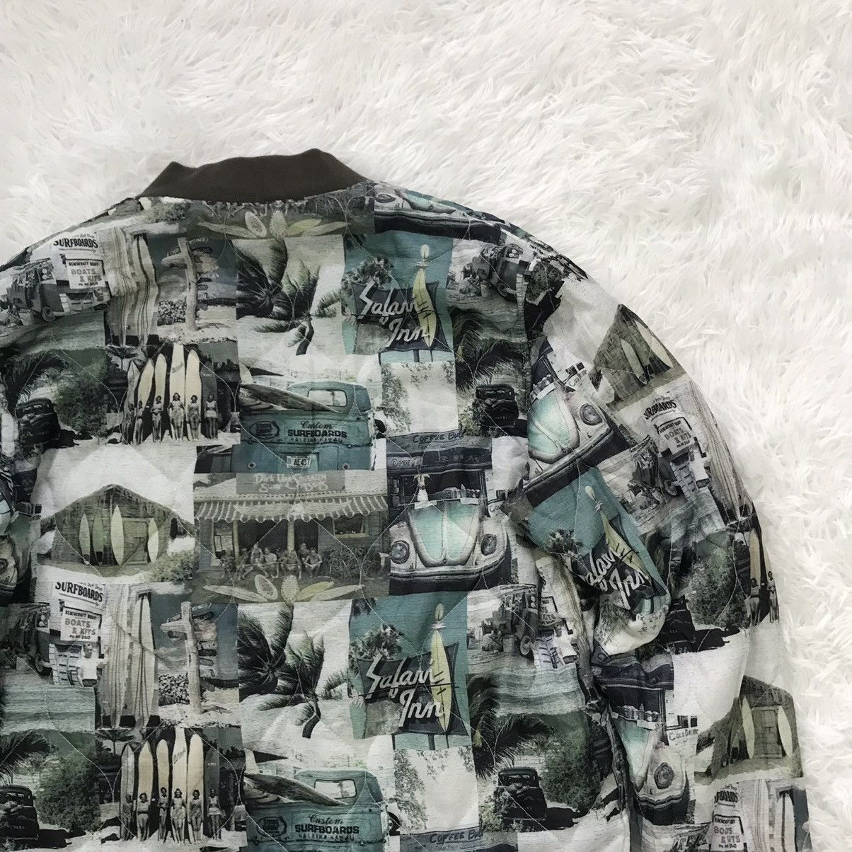 Japanese Brand Rosebud Couples Reversible Bomber Jacket (brokenzip) Size US M / EU 48-50 / 2 - 25 Thumbnail