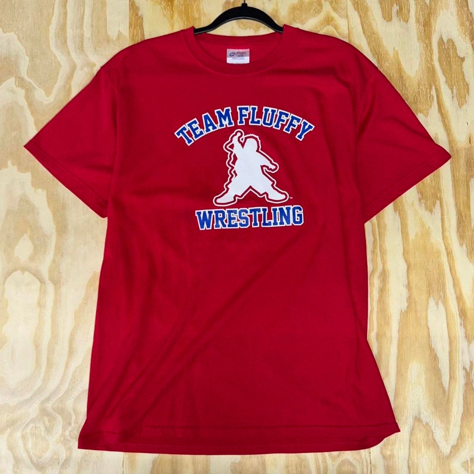 Vintage Large - Vintage y2k wrestling team fluffy comedian t-shirt Size US L / EU 52-54 / 3 - 1 Thumbnail