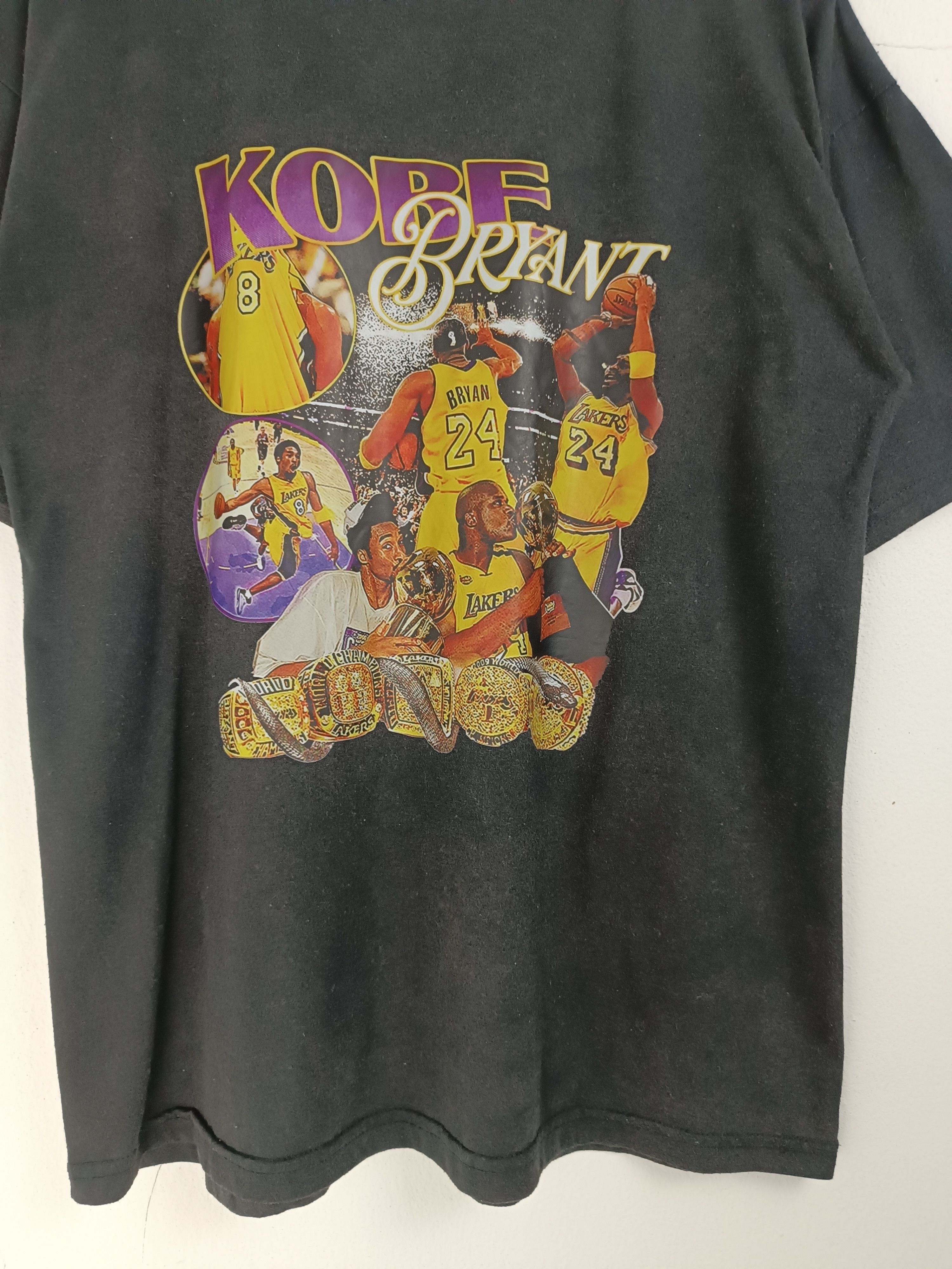 NBA VINTAGE KOBE BRYANT LAKERS RIP FADED TEE SHAQ LEBRON Size US M / EU 48-50 / 2 - 7 Thumbnail