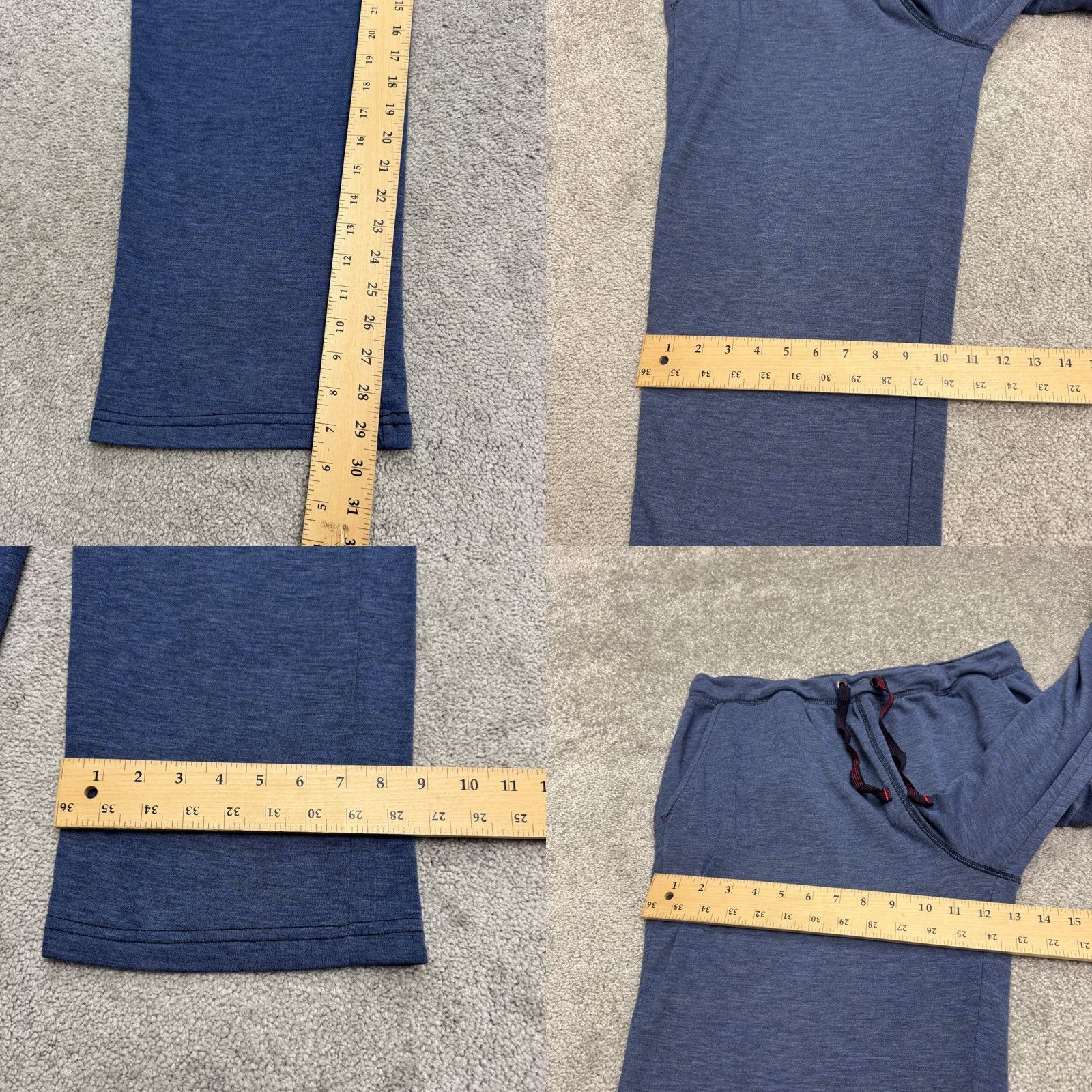 Tommy Bahama Tommy Bahama Mens Large Blue Lounge Sweatpants Stretch Casual Everyday Heather Size US 33 - 9 Thumbnail