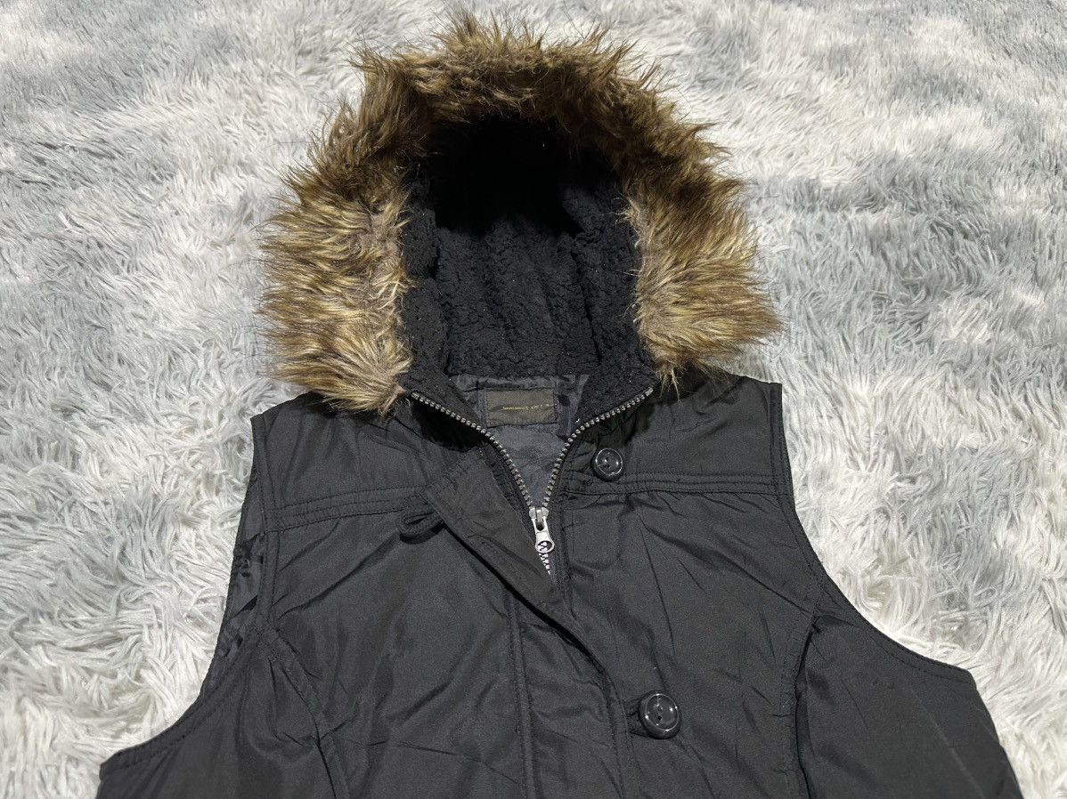 If Six Was Nine 🔥Y2K Beaumont Carr Fur Down Vest Jacket Hoodie Goth Punk Size US M / EU 48-50 / 2 - 4 Thumbnail