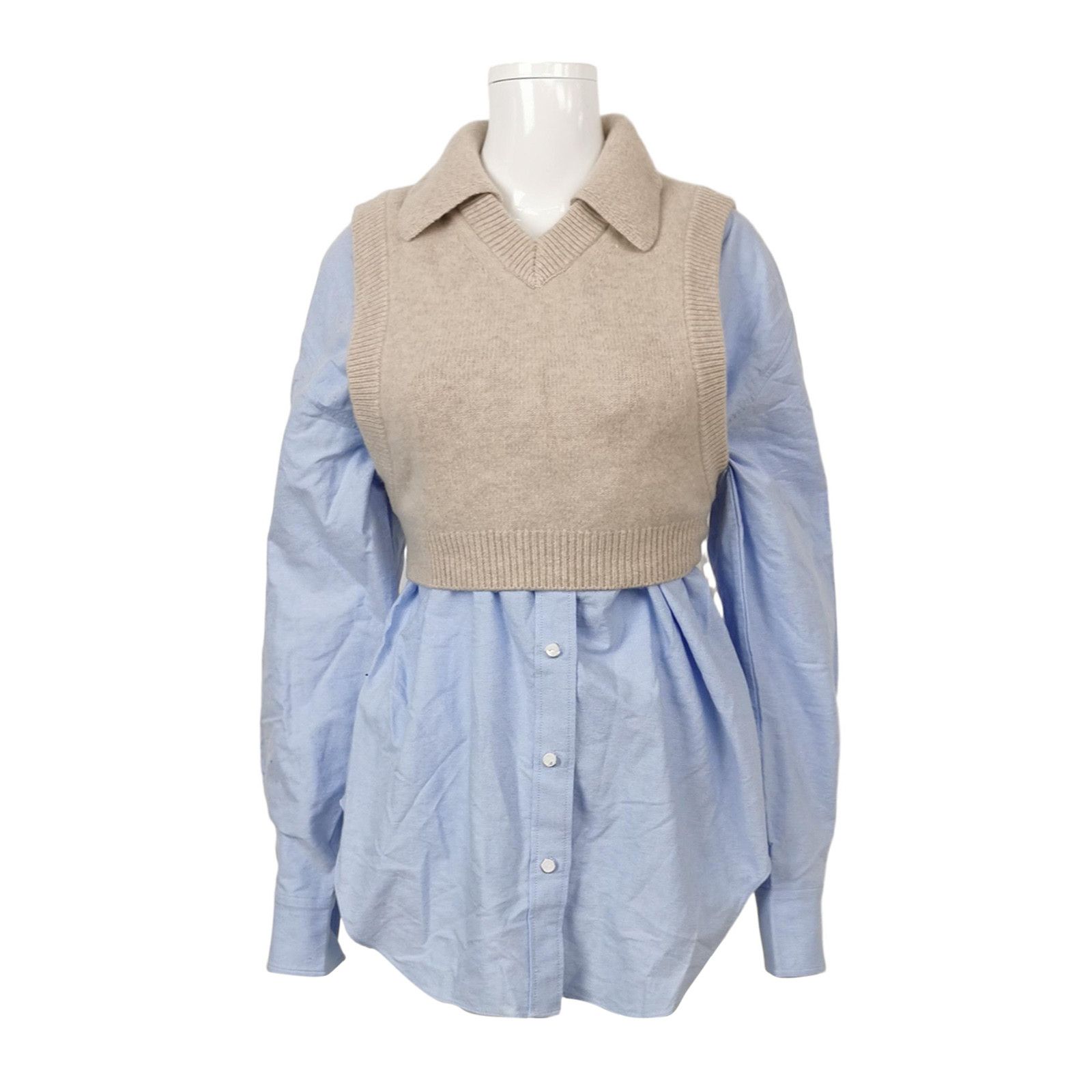 Alexander Wang Alexander Wang Layered Wool Sweater Size S Size US S / EU 44-46 / 1 - 1 Thumbnail