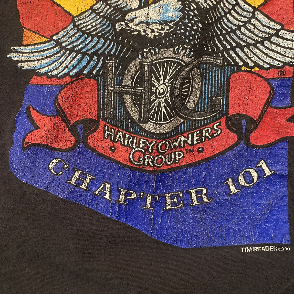 Harley Davidson × Nike Vintage 90s Faded Black Harley Davidson Graphic Tee AZ Large Size US L / EU 52-54 / 3 - 14 Thumbnail