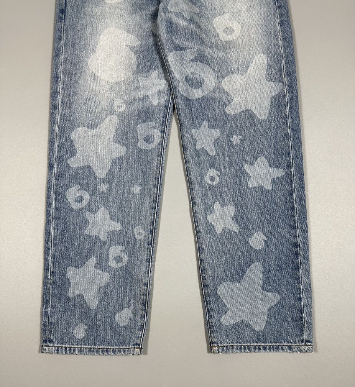 Sp5der Sp5der Beluga Light Blue Wash Denim Jeans Size US 30 / EU 46 - 5 Thumbnail