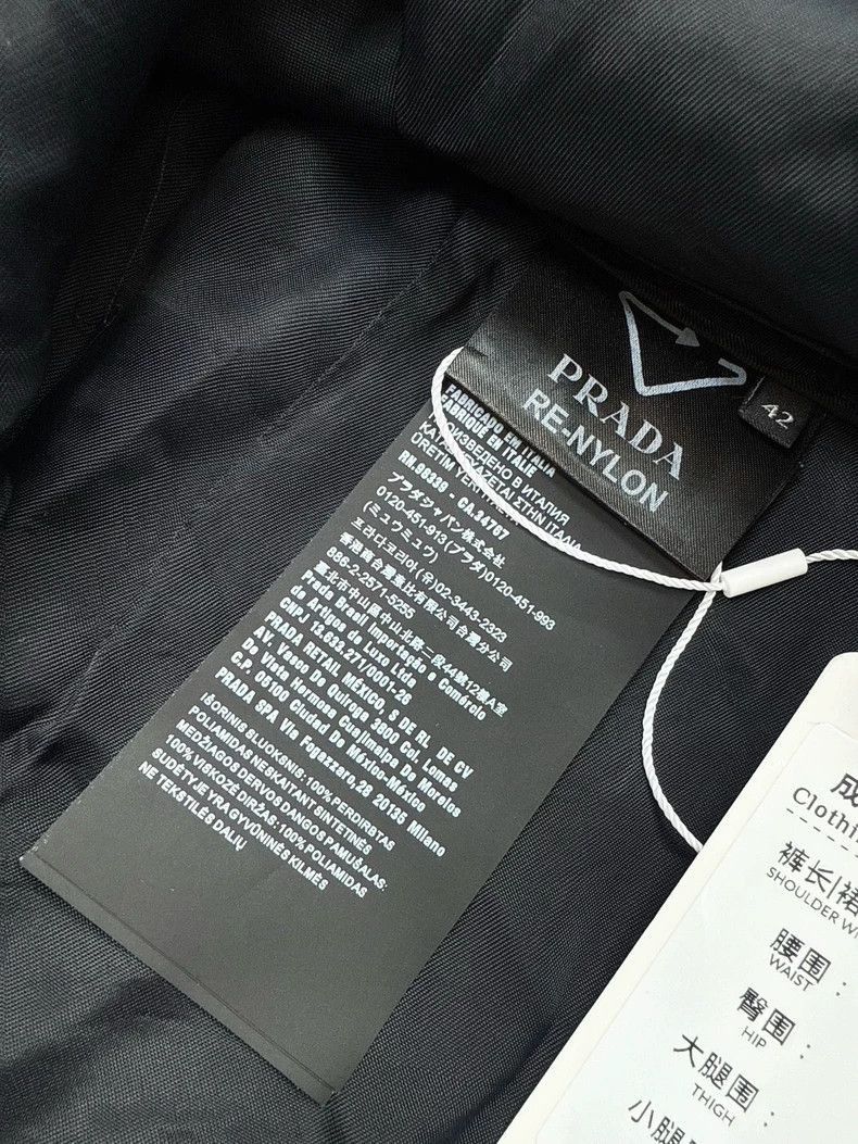 Prada Prada Black Nylon Pocket Shorts-2506 Size 41" - 4 Thumbnail
