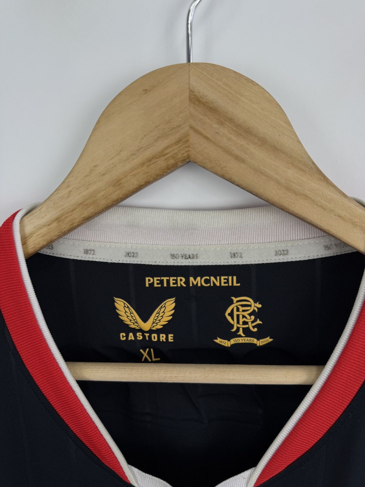 Castore 🏴󠁧󠁢󠁳󠁣󠁴󠁿 2021/22 Castore Glasgow Rangers 150 Years Home Jersey Y2K Size US XL / EU 56 / 4 - 7 Thumbnail