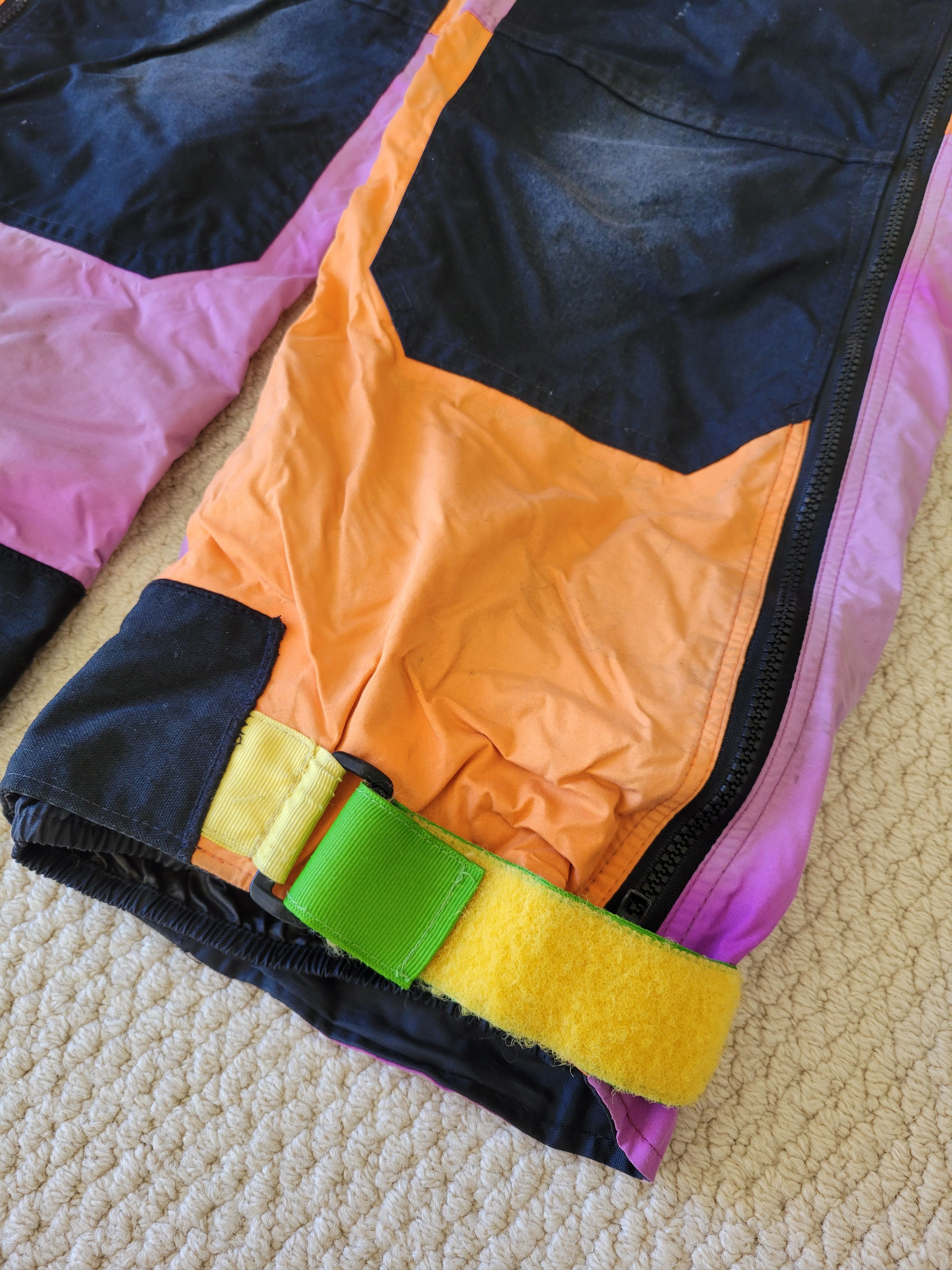 The North Face RARE Vintage TNF Mens Size M Ski Bibs USA Made Size US 34 / EU 50 - 5 Thumbnail