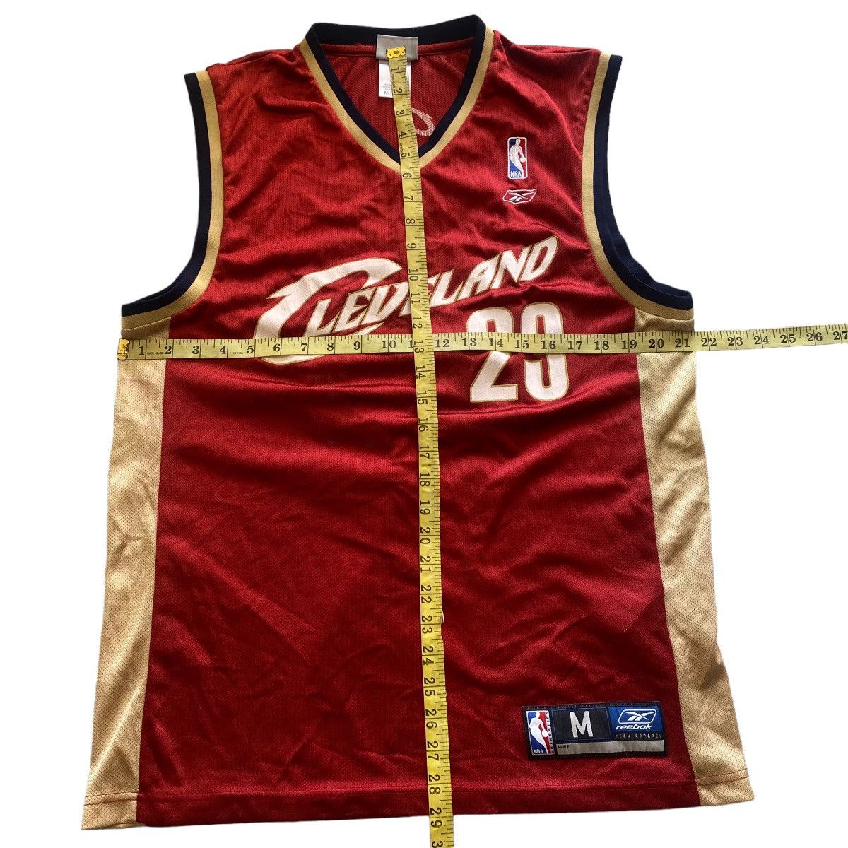 Cleveland Jersey Lebron Land Vintage NBA Jersey Cleveland Lebron - Main Image