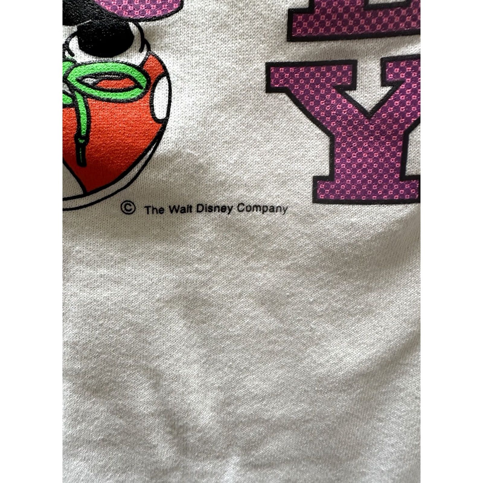 Disney VINTAGE Disney Mickey Mouse Sweatshirt Size Large White RARE 80s Sweater Unisex Size US L / EU 52-54 / 3 - 3 Thumbnail