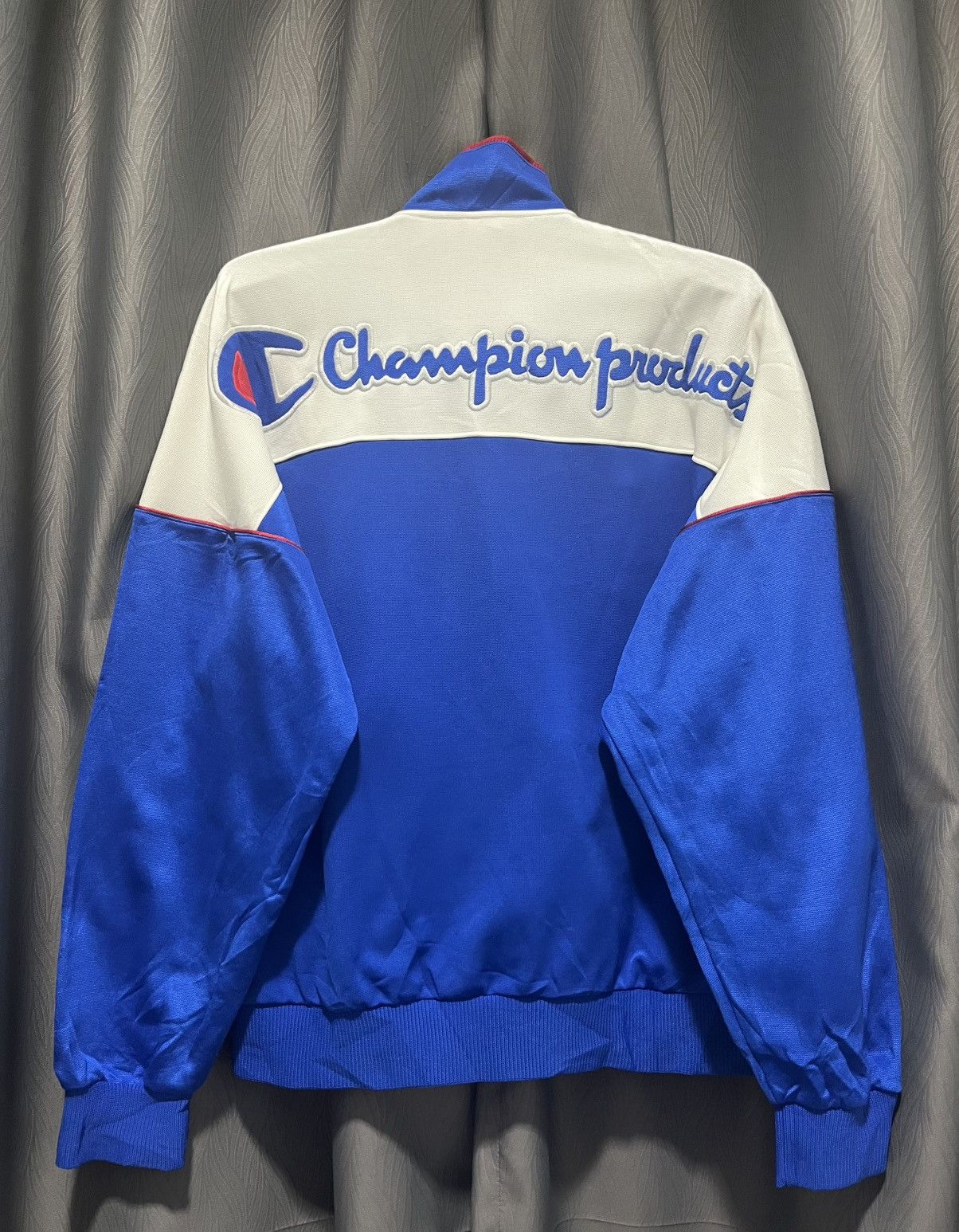 Champion × Vintage Vintage 90s Champion Multicoloured Track Top Jacket Size US XL / EU 56 / 4 - 2 Thumbnail