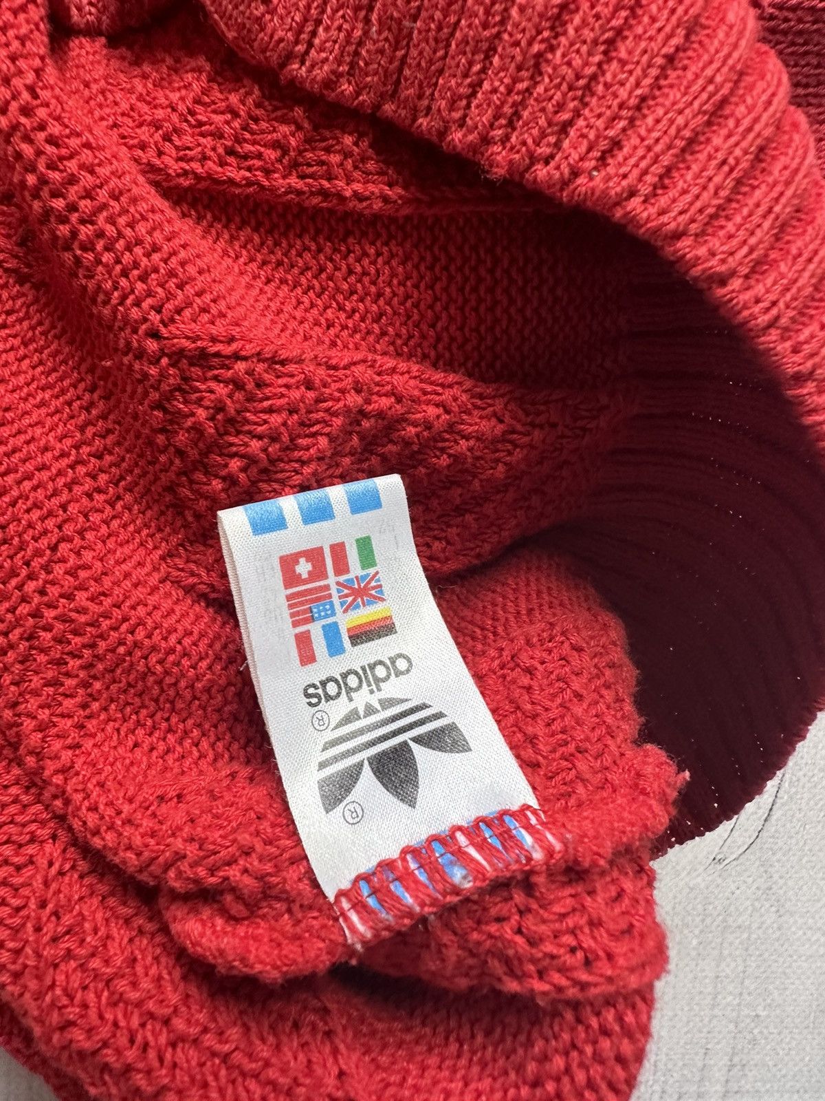 Vintage Vintage adidas originals west Germany cardigan sweater L Size US L / EU 52-54 / 3 - 6 Thumbnail