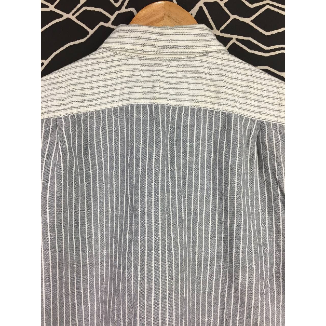 JW Anderson × Uniqlo J.W Anderson X Uniqlo Striped Linen Button Up Shirt Size US M / EU 48-50 / 2 - 8 Thumbnail
