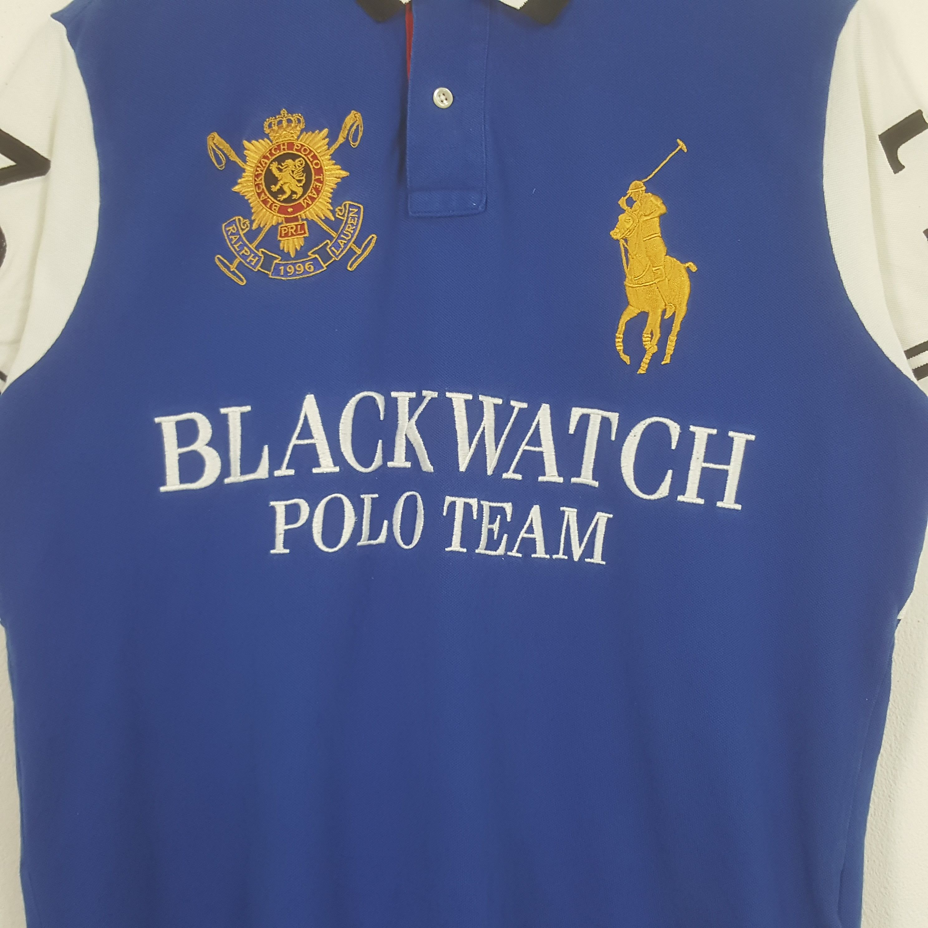 Polo Ralph Lauren Vintage Polo Ralph Lauren Blackwatch Polo Team Polos Size US L / EU 52-54 / 3 - 2 Thumbnail