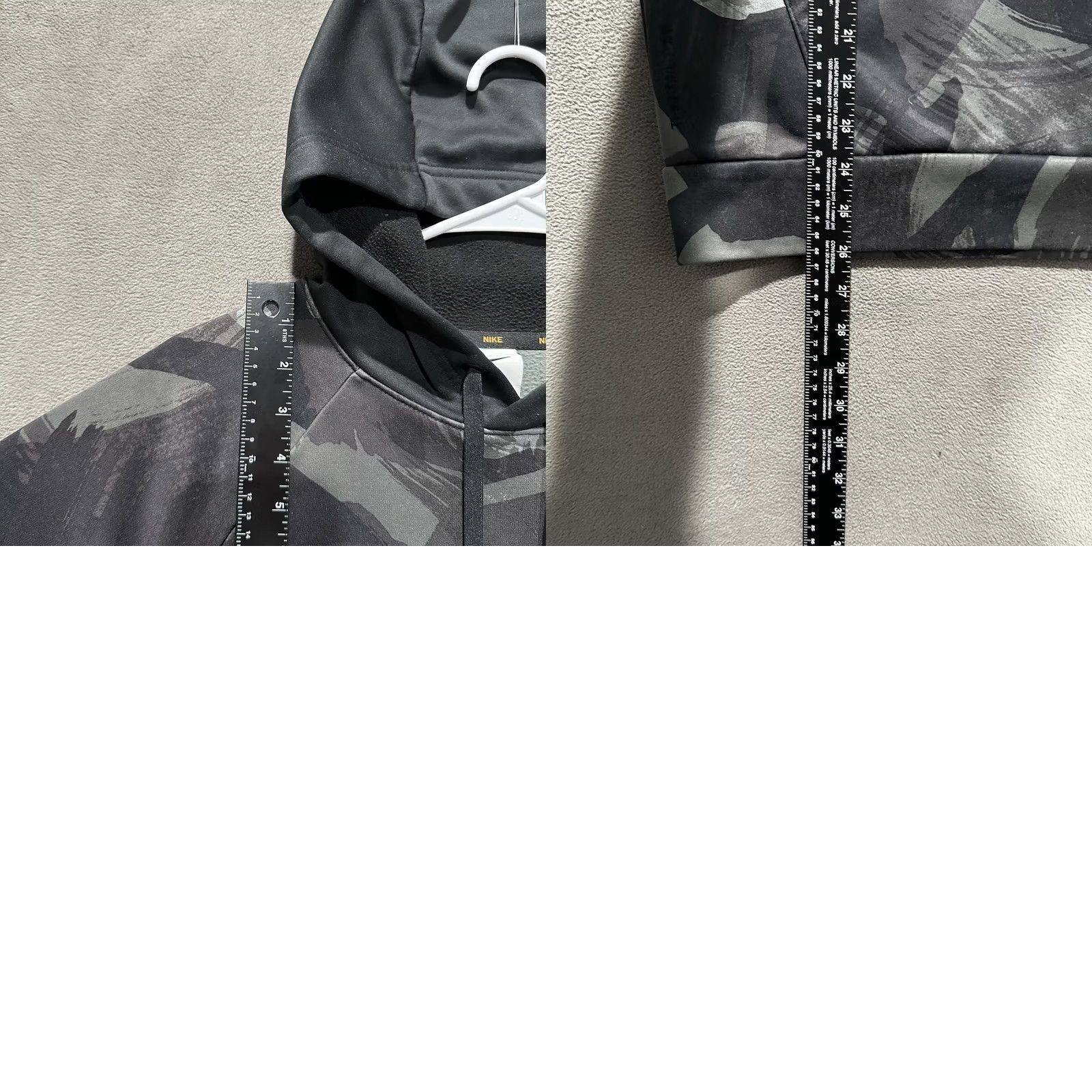 Nike Nike Sweatshirt Hoodie Mens Small Gray Camouflage Therma Fit EUC Size US S / EU 44-46 / 1 - 9 Thumbnail