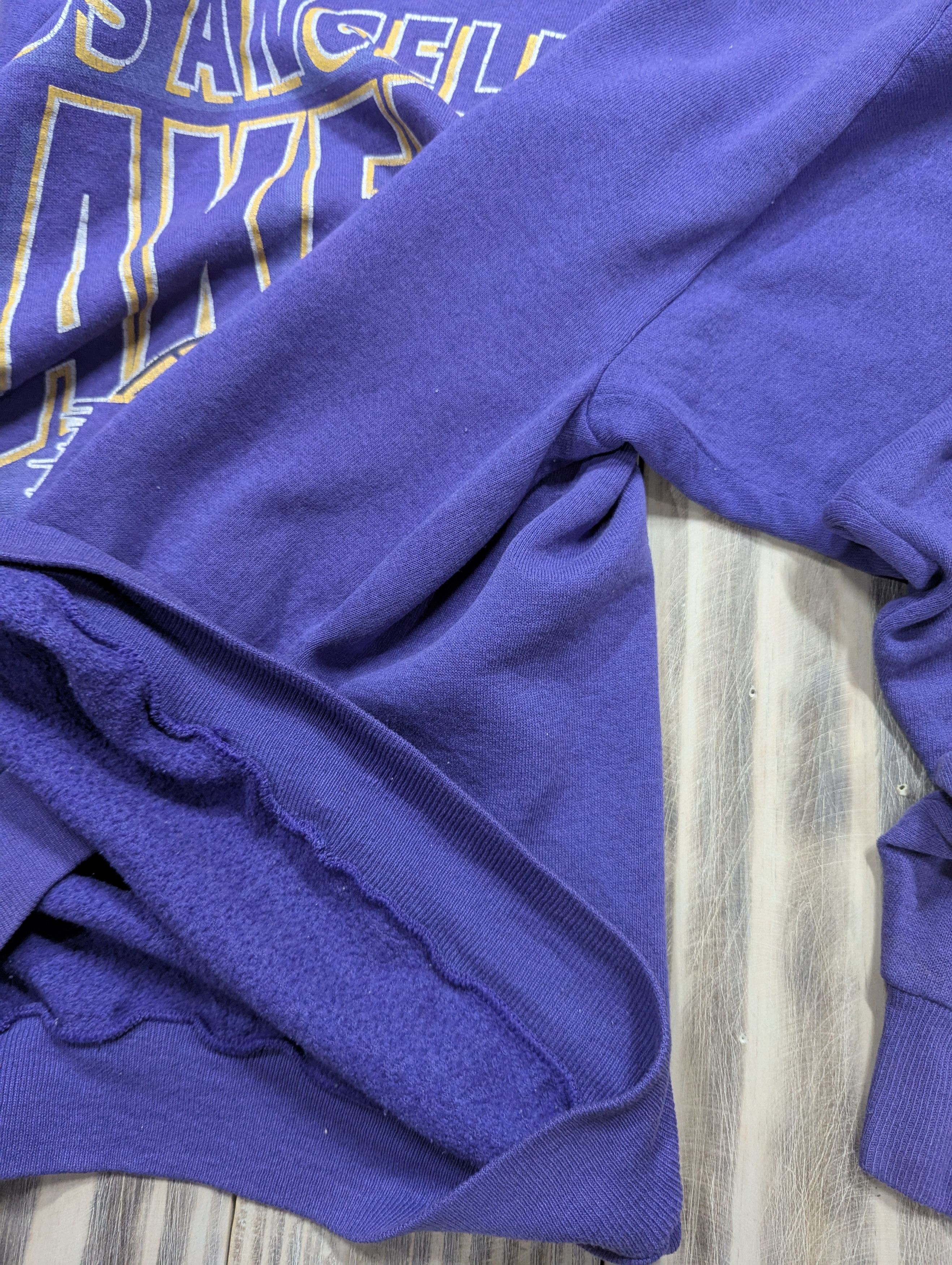 NBA × Vintage Los Angeles Lakers NBA Crewneck Sweatshirt Jacket Size US L / EU 52-54 / 3 - 8 Thumbnail