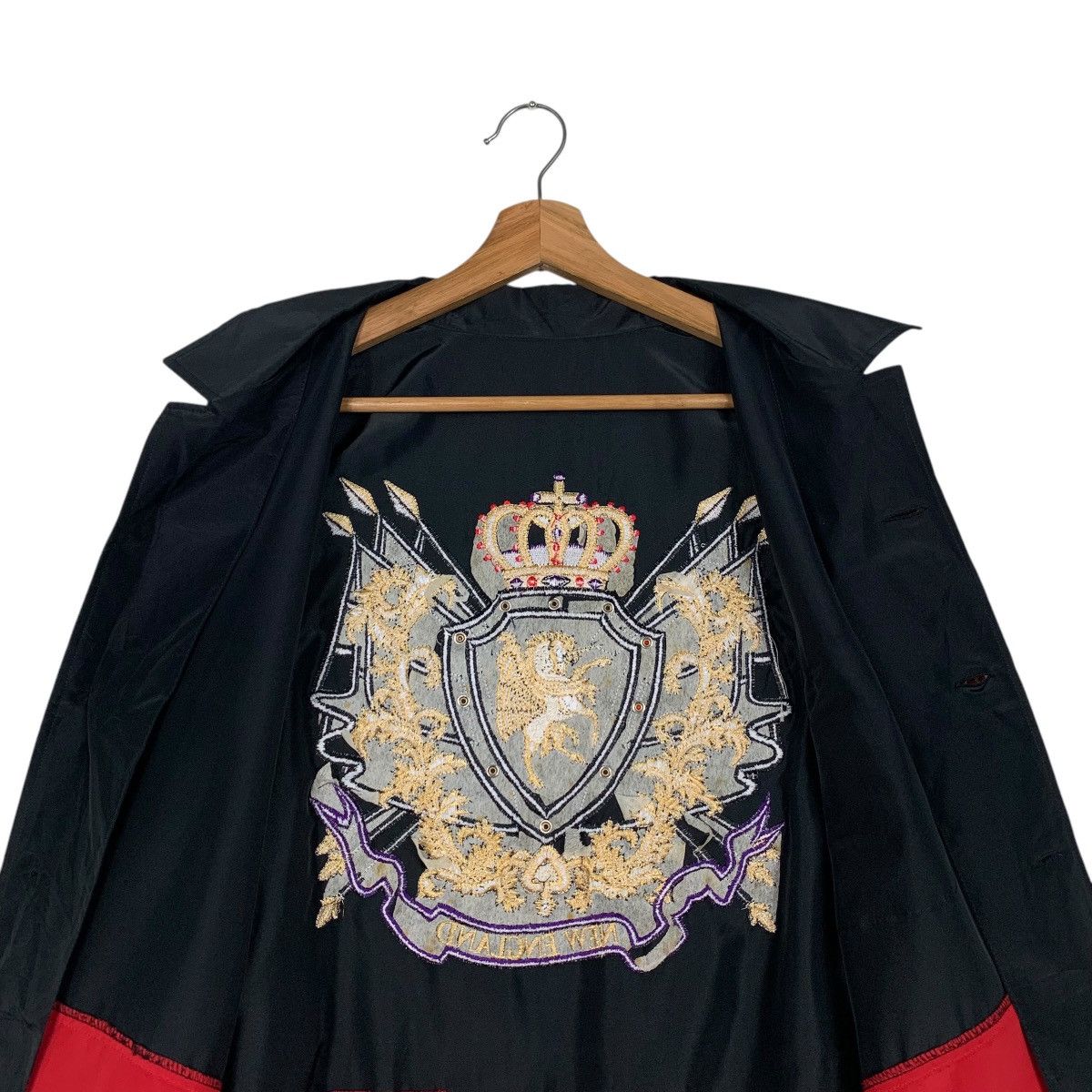 Japanese Brand NEW ENGLAND Embroidery Big Logo Button Jacket #2035-C88 Size US L / EU 52-54 / 3 - 13 Thumbnail