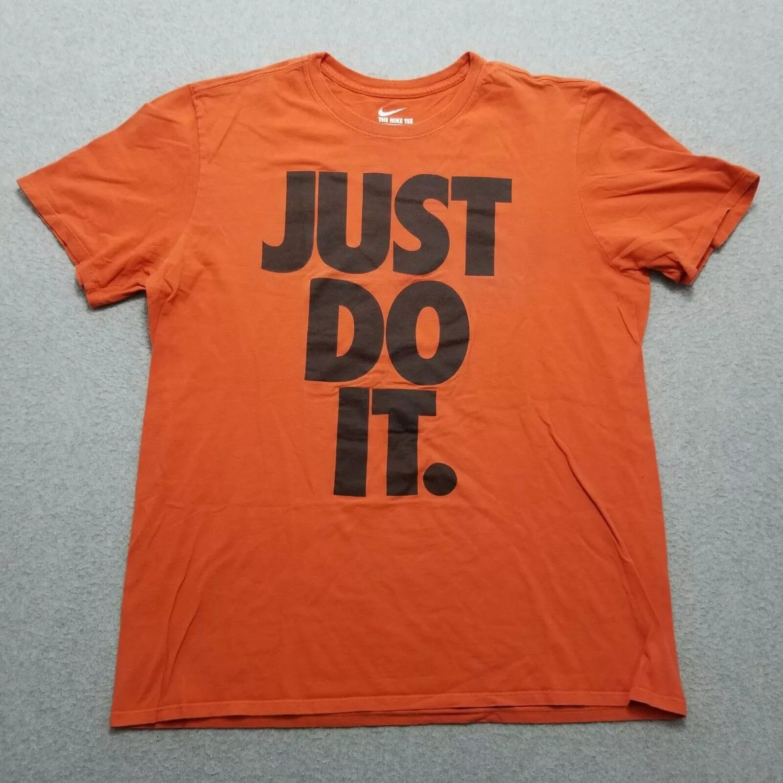 Nike Nike Shirt Mens Large Short Sleeve Cotton Just Do It Size US L / EU 52-54 / 3 - 1 Thumbnail