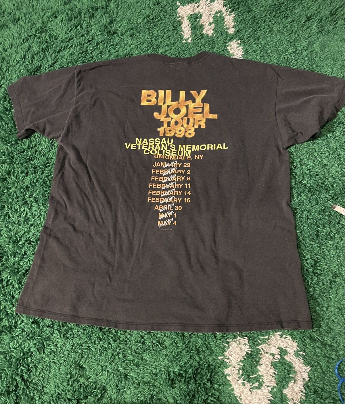 Vintage Billy Joel Vintage 90s Concert Tour Tee XXL Rare Rock Band Size US XXL / EU 58 / 5 - 6 Thumbnail