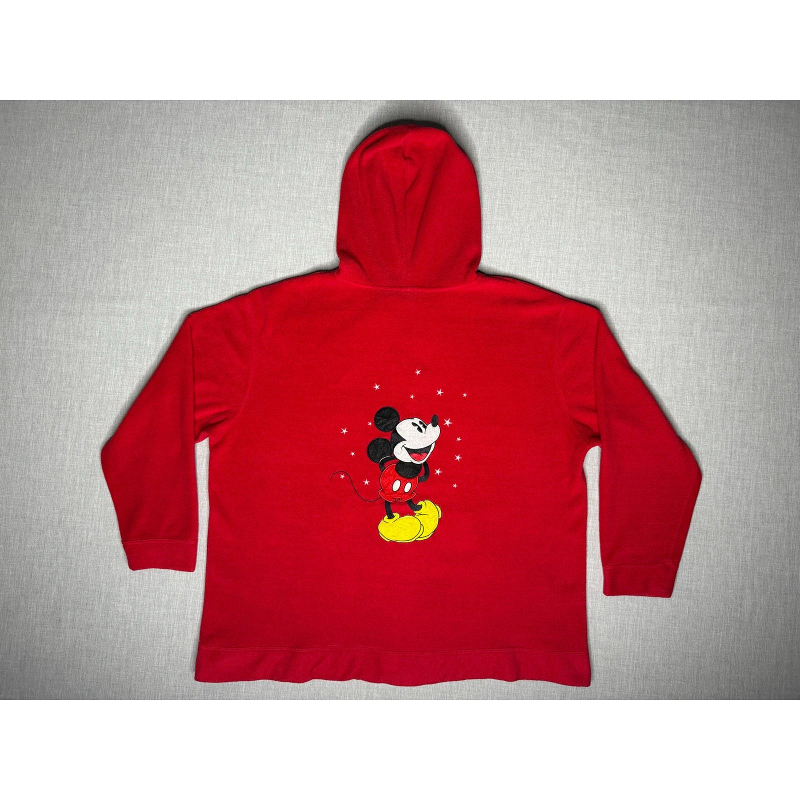 Disney × Vintage Vintage Mickey Disney Full Zip Fleece Hoodie Women’s 2XL Size XXL / US 16-18 / IT 52-54 - 2 Thumbnail