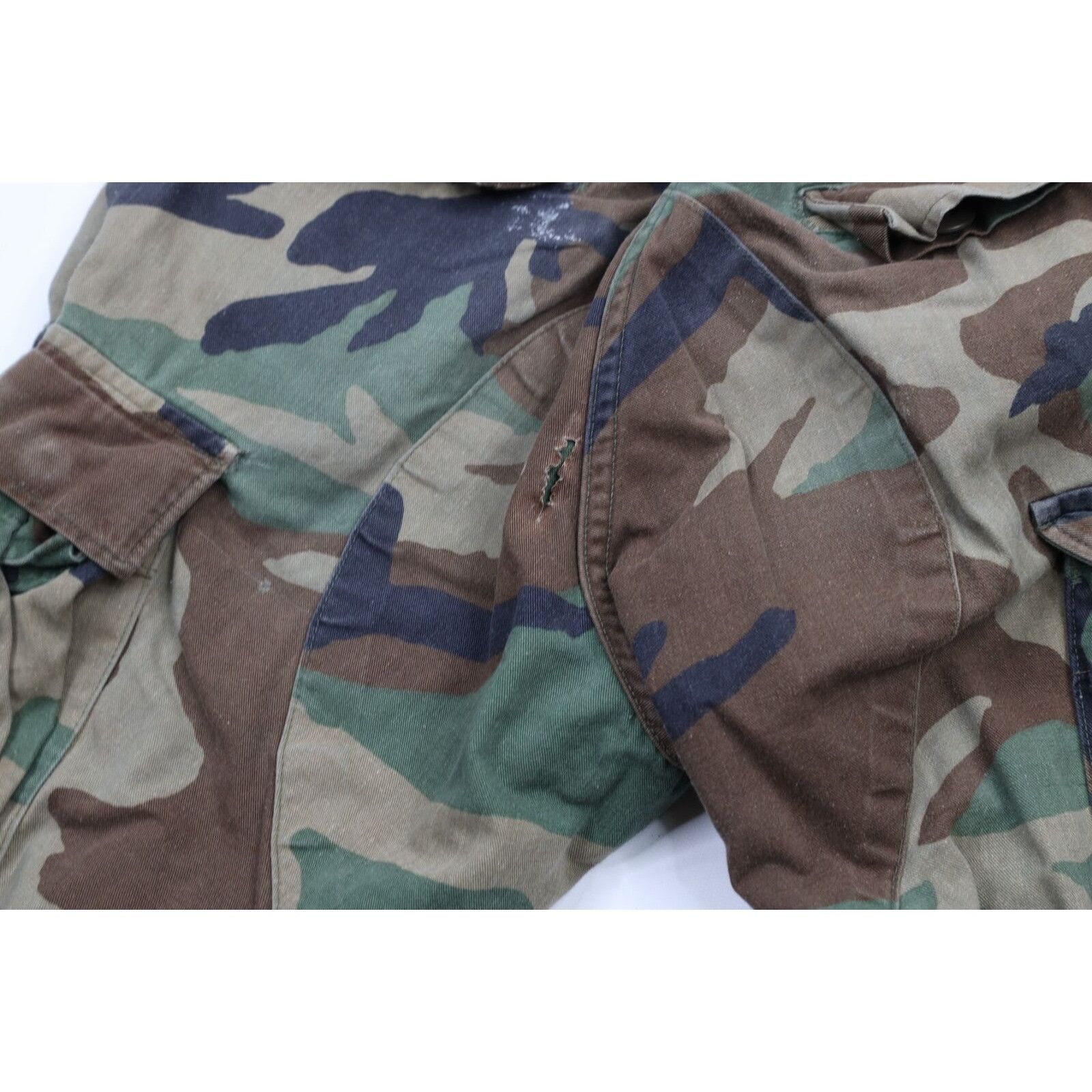 Vintage Vintage 80s Thrashed Military Camouflage Cargo Pants Size US 30 / EU 46 - 16 Thumbnail