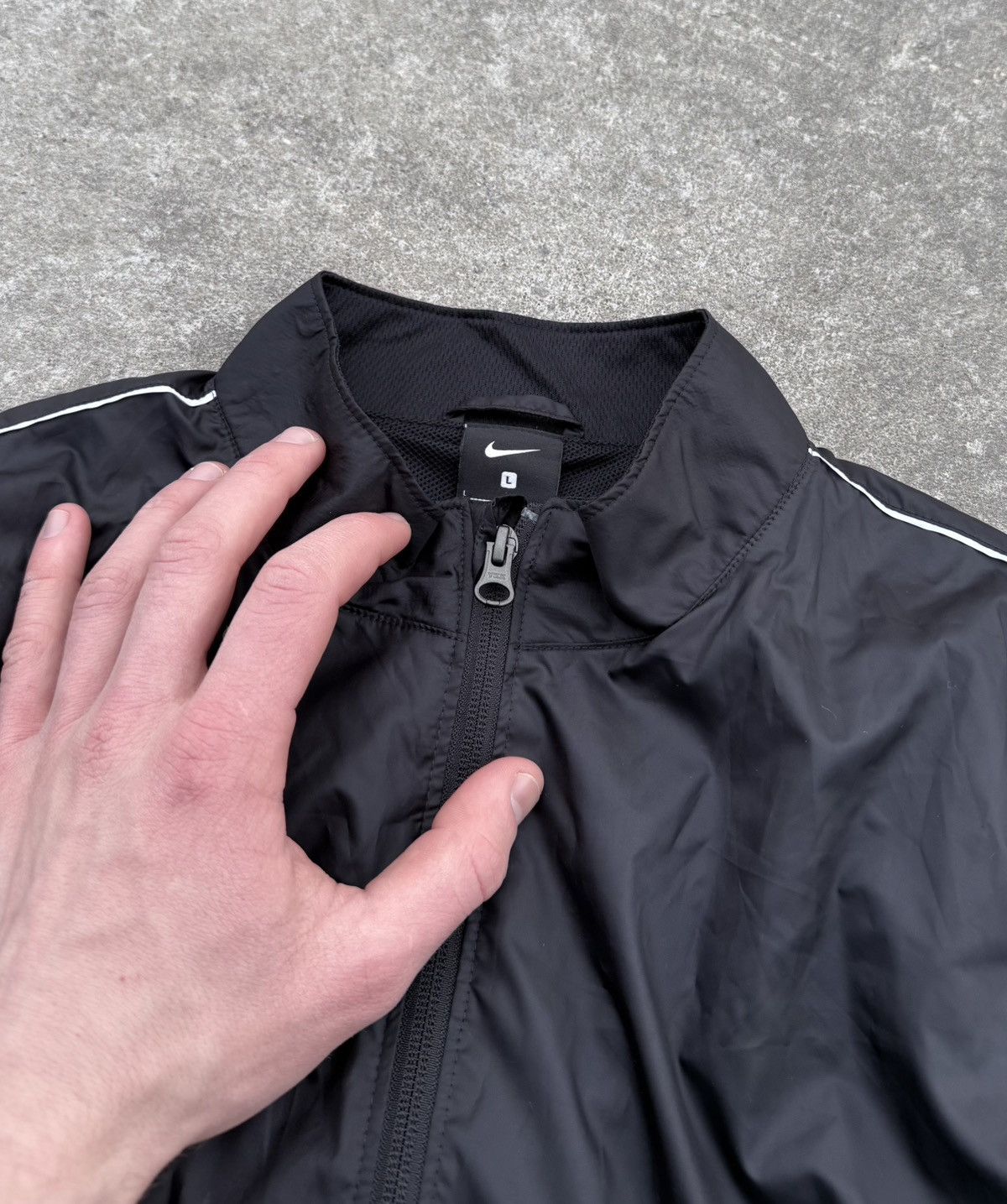 Nike × Vintage Vintage Nike Y2K avantgarde streetwear jacket Size US L / EU 52-54 / 3 - 9 Thumbnail