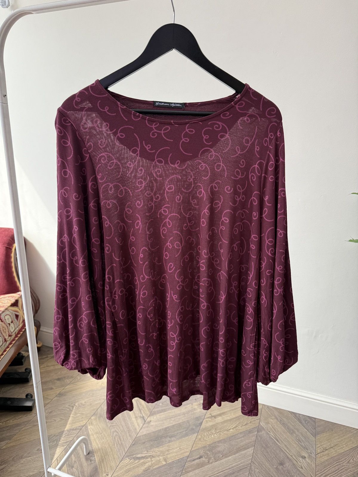 Gudrun Sjoden Vintage Gudrun Sjoden Organic Modal Long Sleeve Shirt Top Size M / US 6-8 / IT 42-44 - 8 Thumbnail