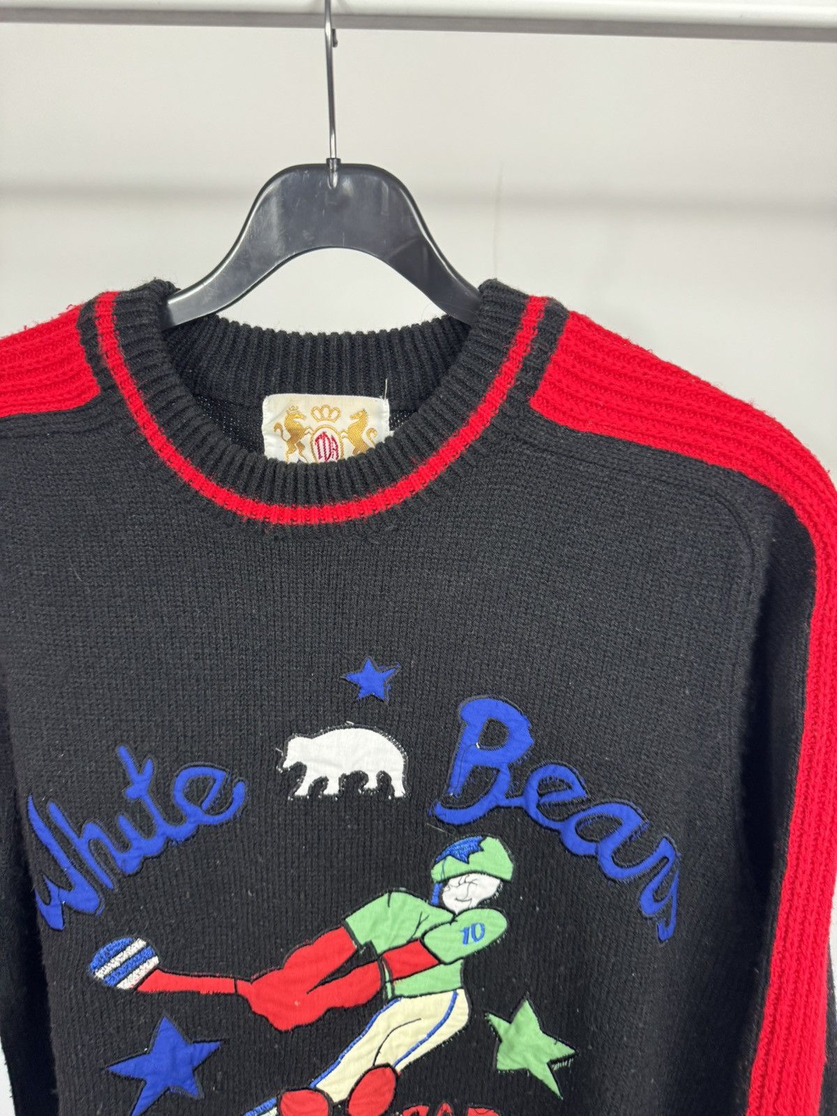 Other Vintage White Bear Seattle Washington Champs Knit Sweater M Size US M / EU 48-50 / 2 - 4 Thumbnail