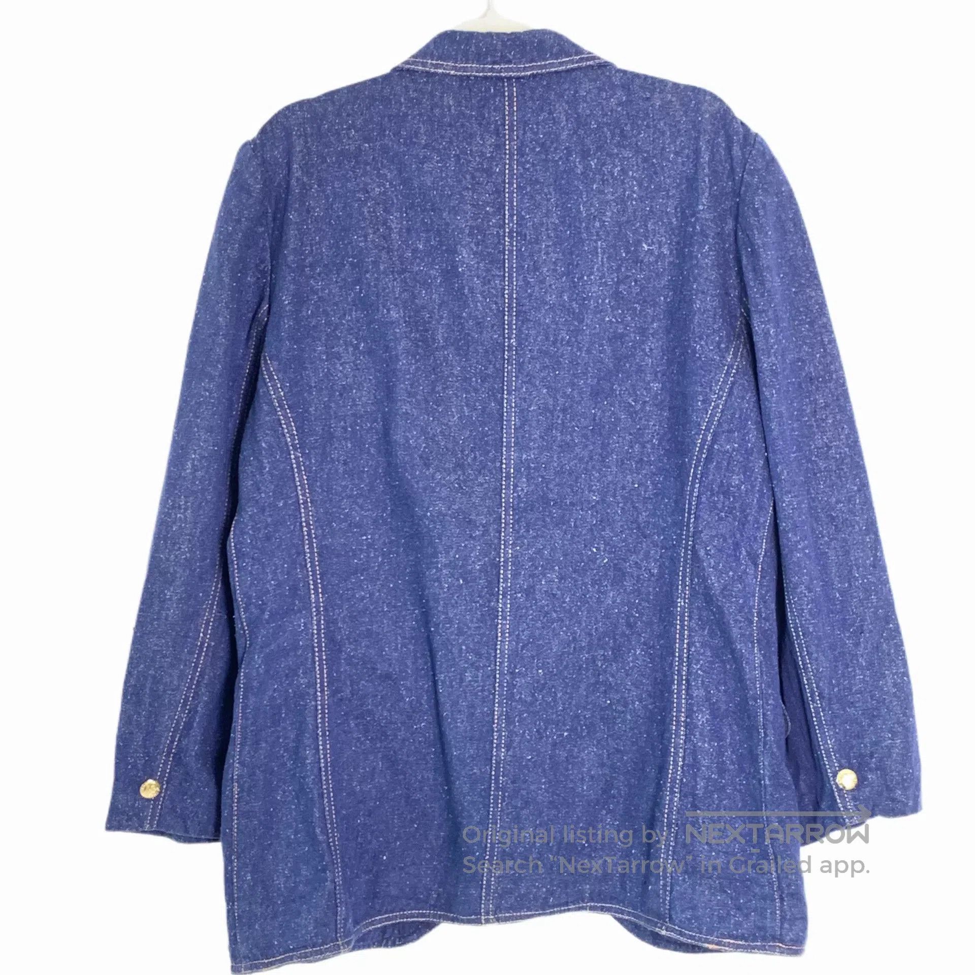Leonard Paris Leonard Silk Jacket Inspired by Denim. Size M / US 6-8 / IT 42-44 - 2 Thumbnail