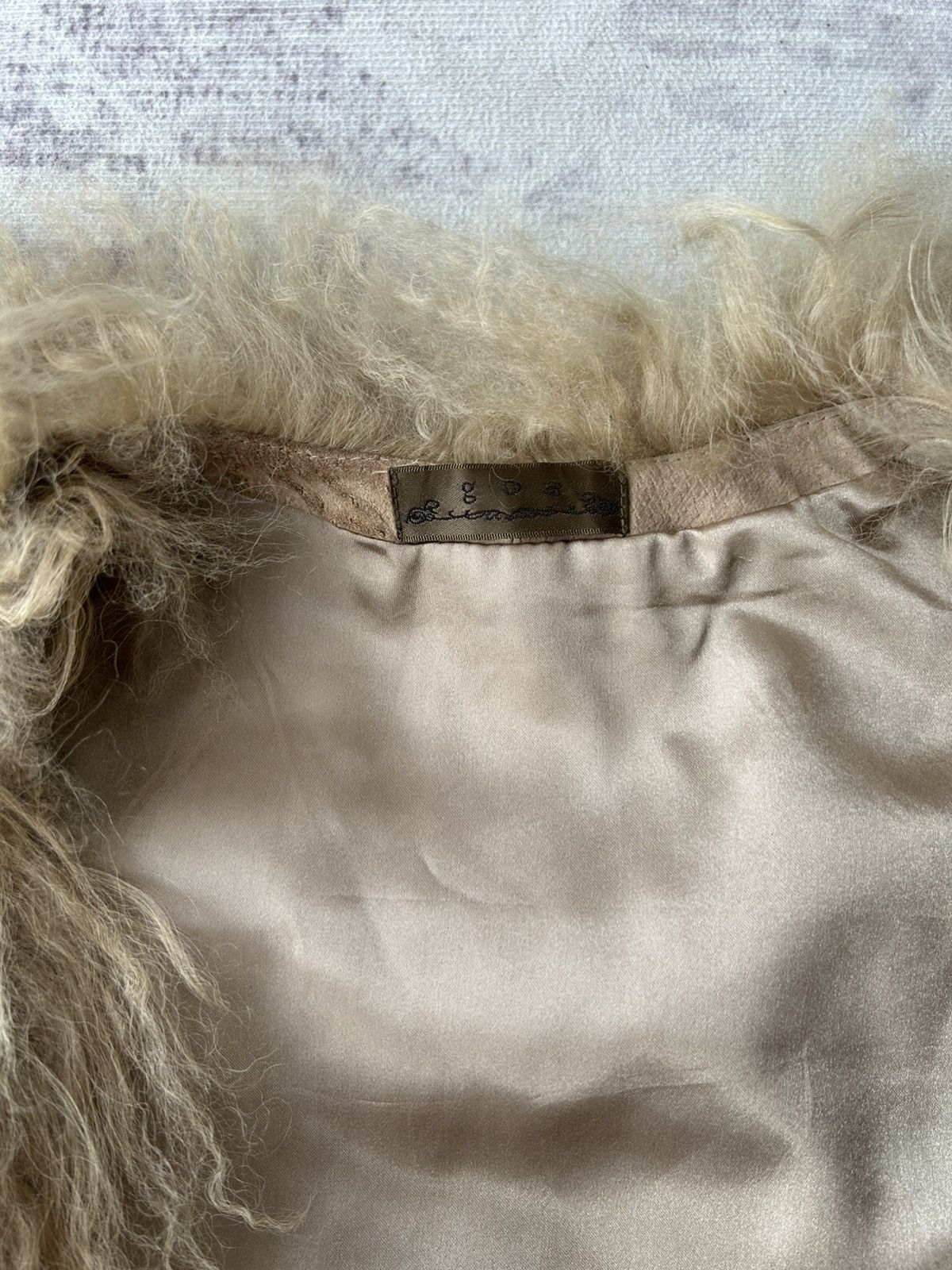 GOA GOA Sheep Fur Vest Size ONE SIZE - 18 Thumbnail