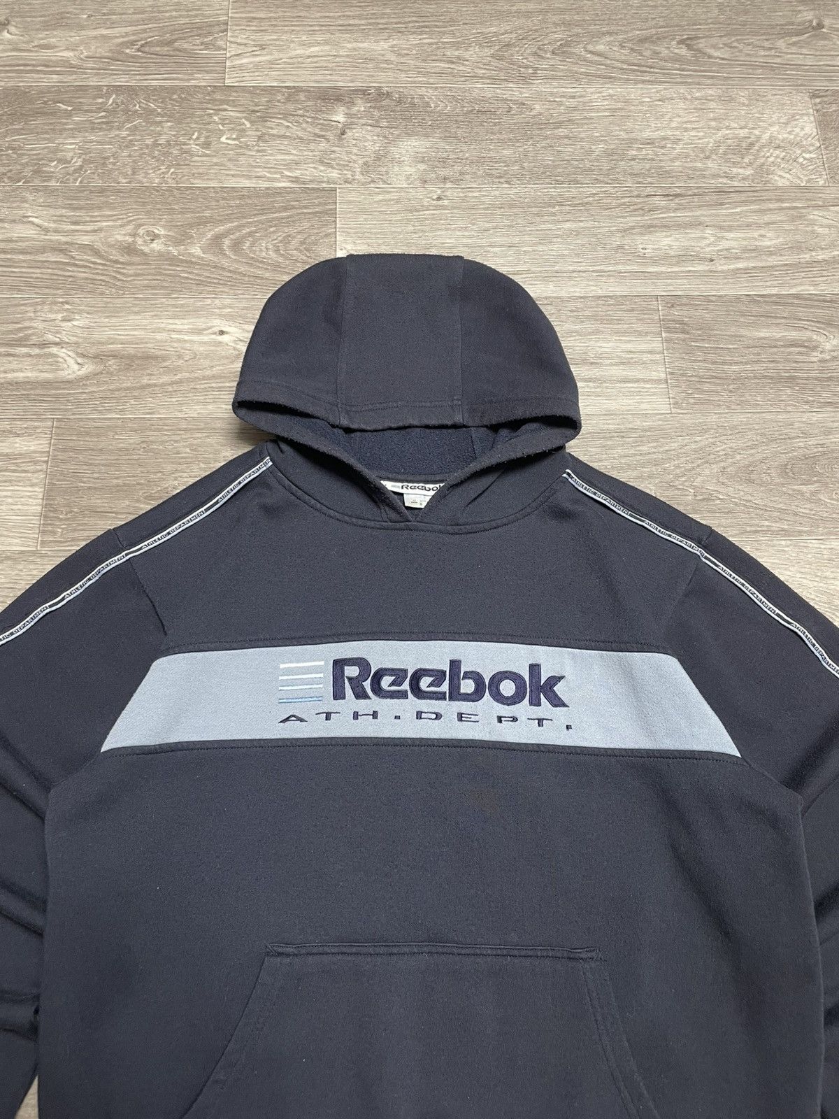 Reebok Vintage Reebok Athletic Dept. Hoodie 90s Size US S / EU 44-46 / 1 - 2 Thumbnail