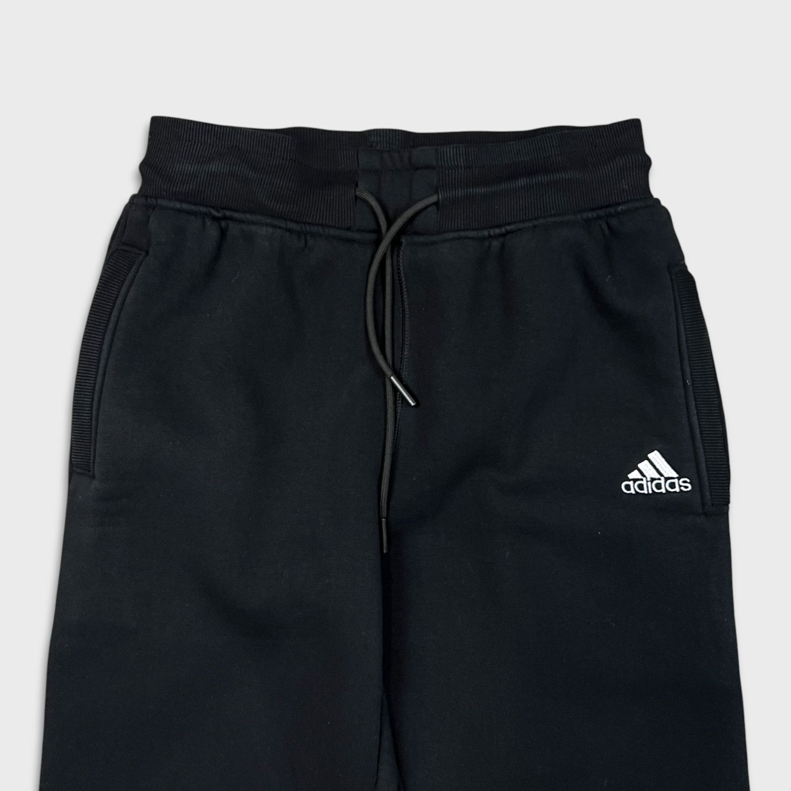 Adidas × Vintage Adidas Sweatpants Medium Spell Out Wide Leg Fleece Jogger Size US 28 / EU 44 - 2 Thumbnail