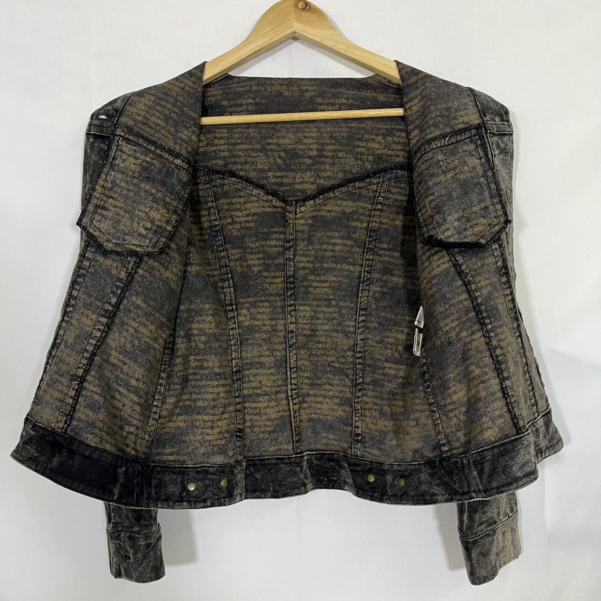 Seditionaries LEEJOANNA CORDUROY MUSHROOM NECK DENIM JACKET Size S / US 4 / IT 40 - 5 Thumbnail