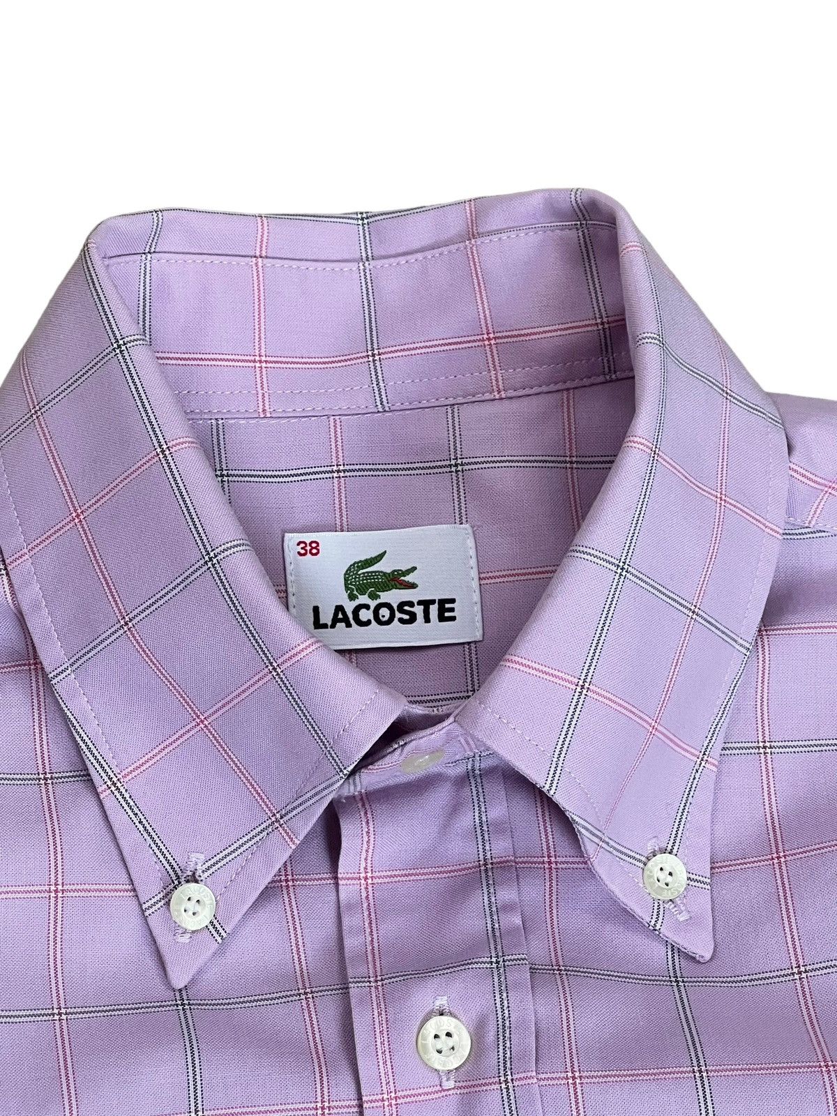 Lacoste Lacoste vintage pink button up Size US M / EU 48-50 / 2 - 3 Thumbnail