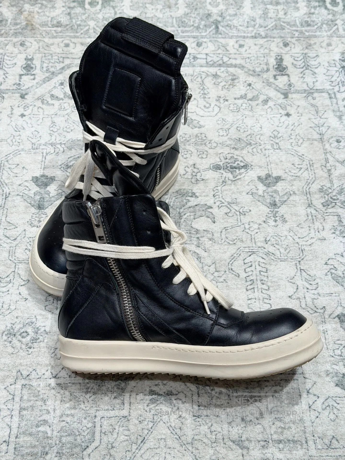 Rick Owens Rick Owens Inverted Triangle High-Top Patent Leather. Size US 6 / IT 36 - 5 Thumbnail