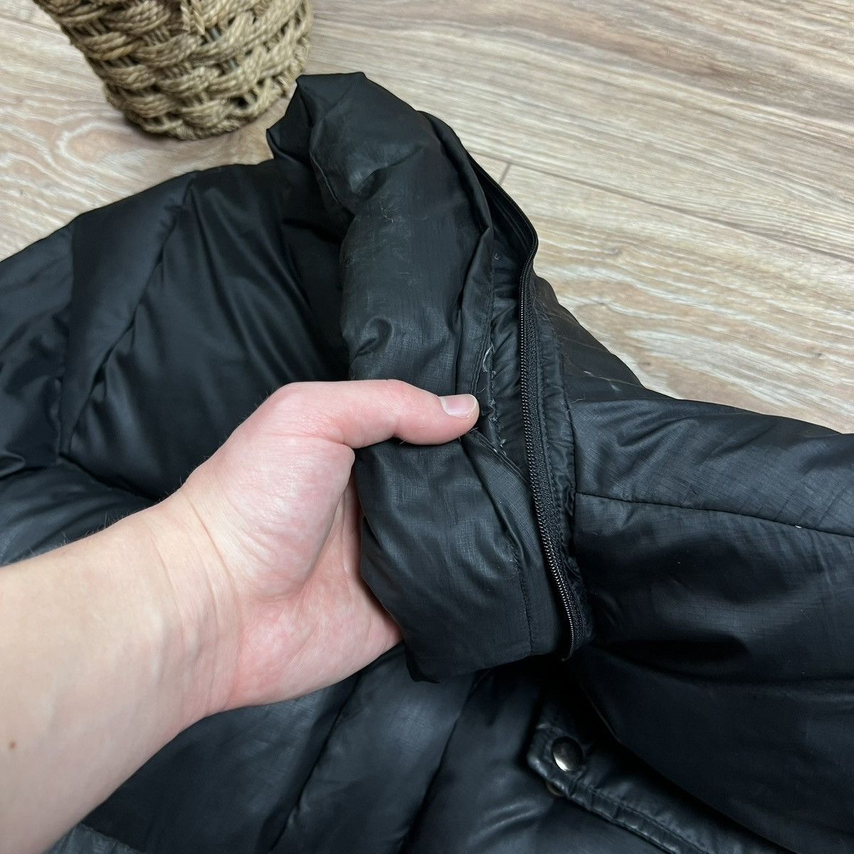 Nike 00s Nike Swoosh Vintage Drill Oversized Puffer Down Jacket Size US XL / EU 56 / 4 - 10 Thumbnail